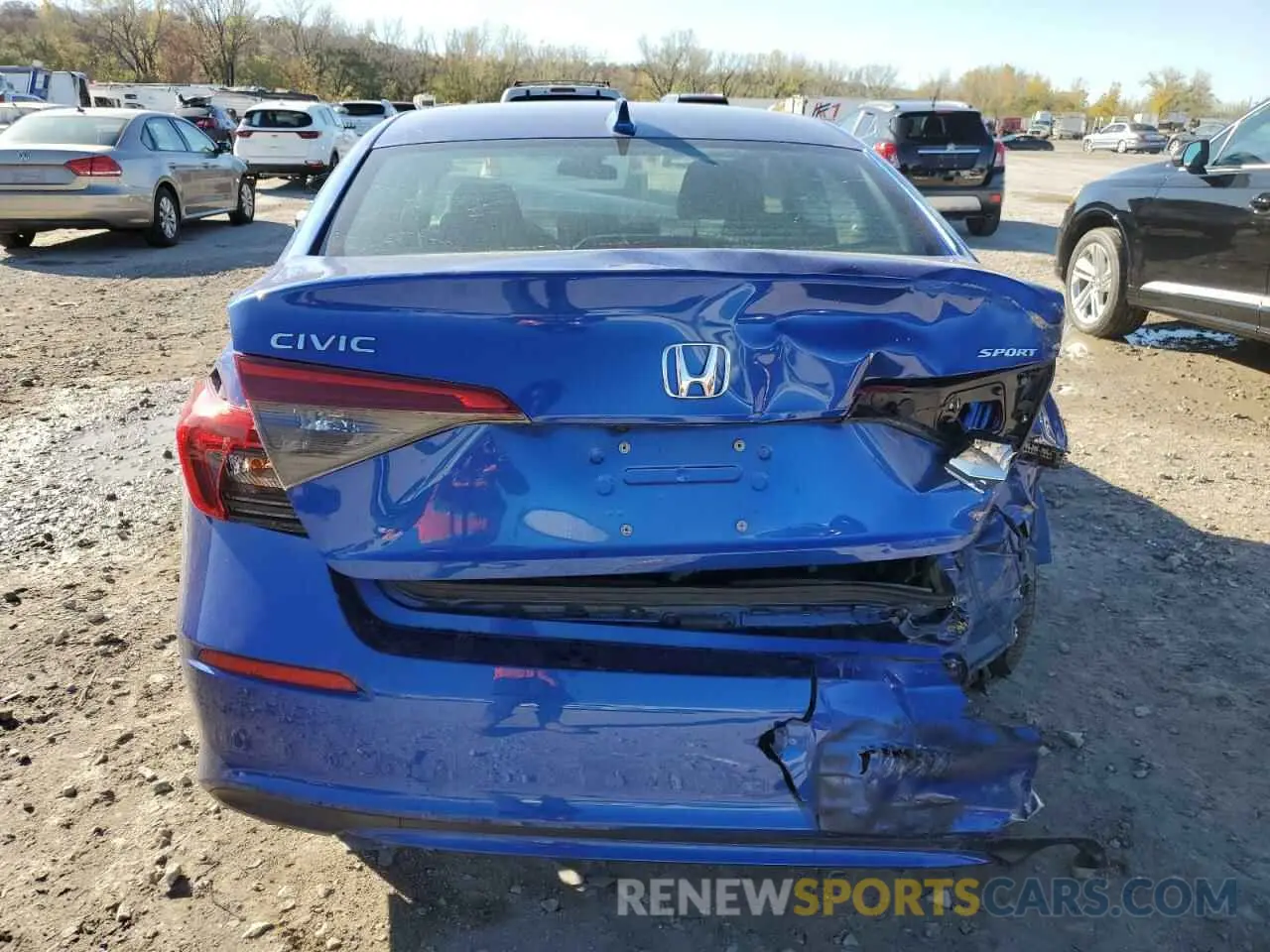 6 fotografías del automóvil dañado 2HGFE2F53NH513676 HONDA CIVIC 2022