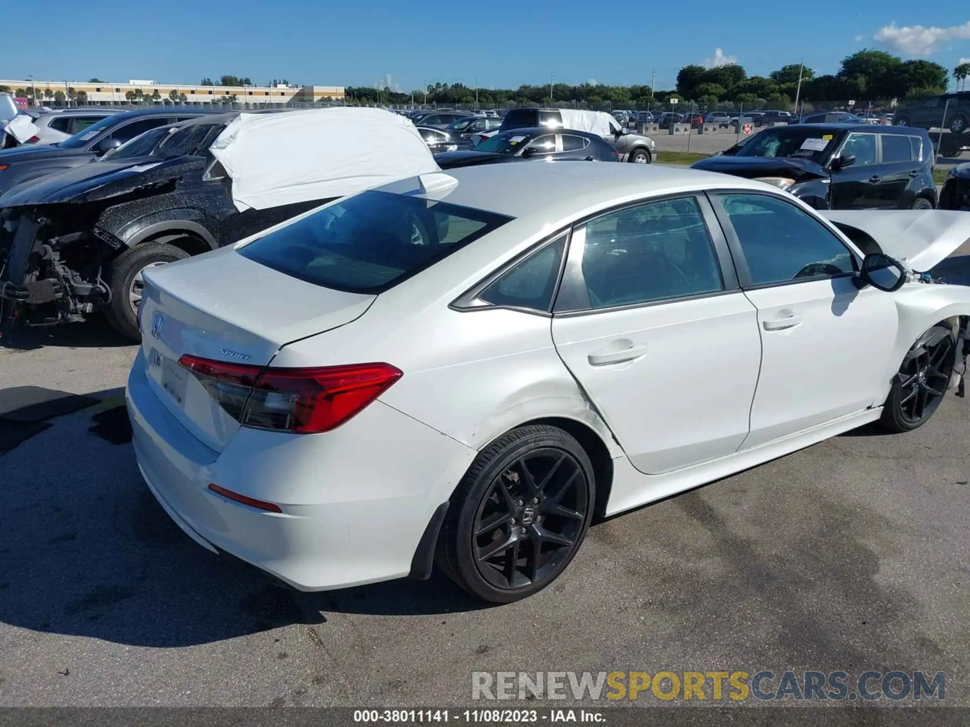 4 fotografías del automóvil dañado 2HGFE2F53NH537752 HONDA CIVIC 2022
