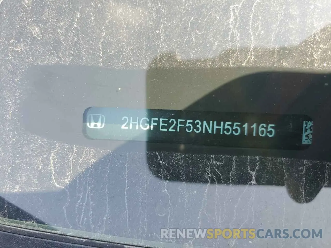 13 fotografías del automóvil dañado 2HGFE2F53NH551165 HONDA CIVIC 2022