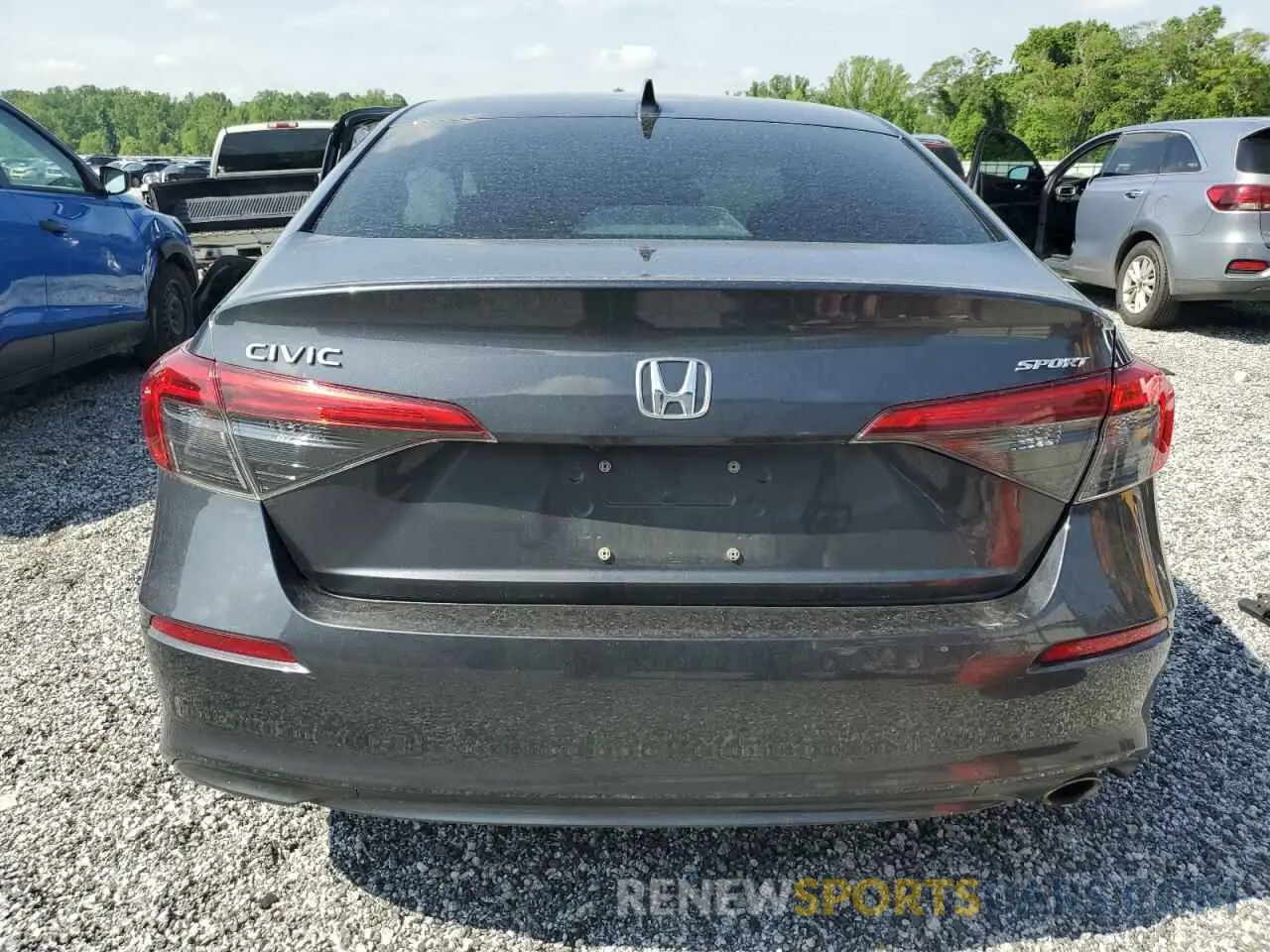 6 fotografías del automóvil dañado 2HGFE2F53NH551165 HONDA CIVIC 2022