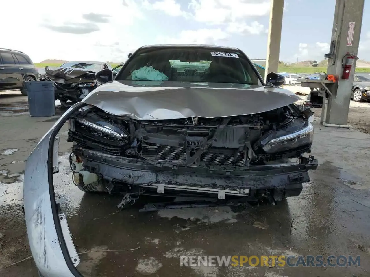 5 fotografías del automóvil dañado 2HGFE2F53NH555491 HONDA CIVIC 2022