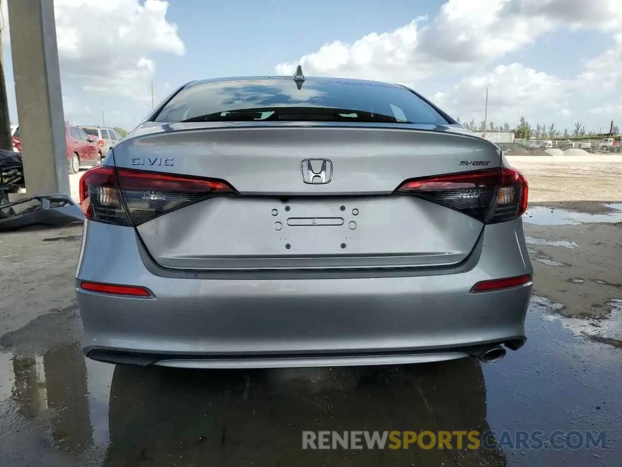 6 fotografías del automóvil dañado 2HGFE2F53NH555491 HONDA CIVIC 2022