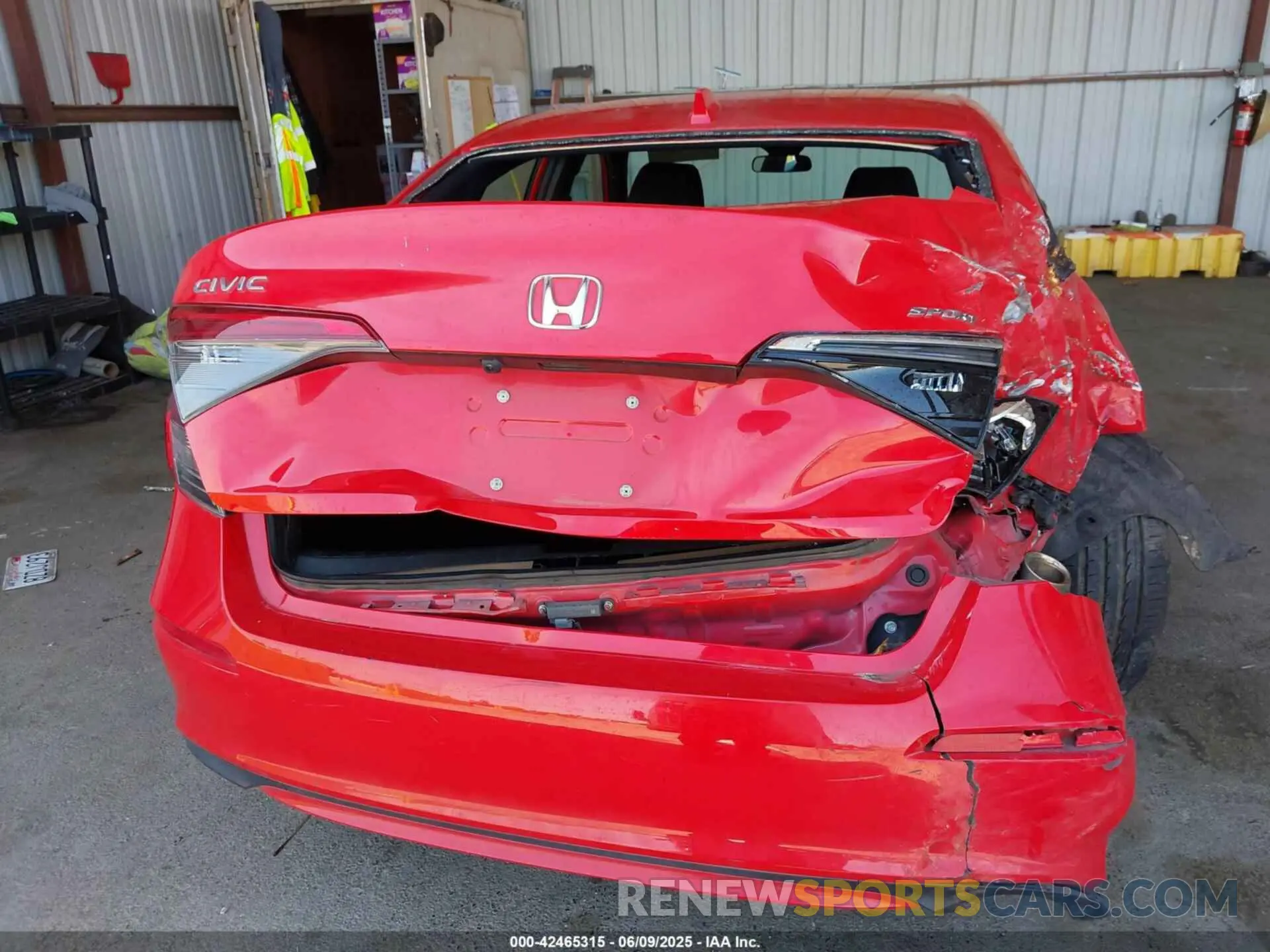 6 fotografías del automóvil dañado 2HGFE2F53NH557595 HONDA CIVIC 2022