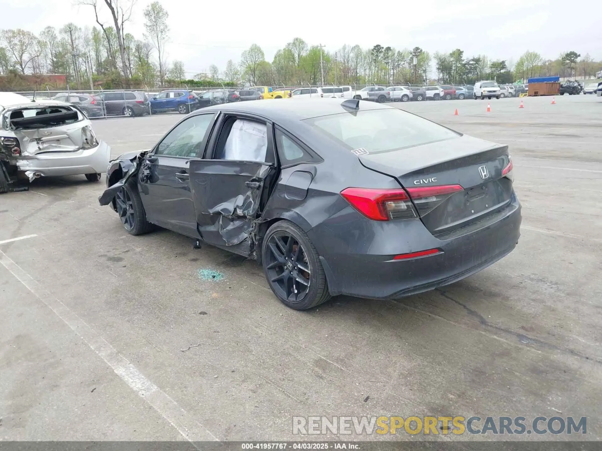 3 fotografías del automóvil dañado 2HGFE2F53NH563106 HONDA CIVIC 2022