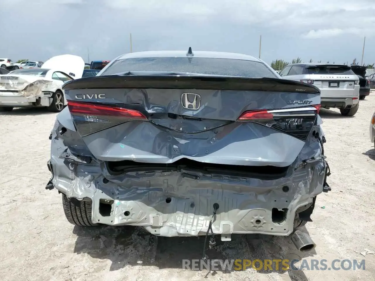 6 fotografías del automóvil dañado 2HGFE2F53NH588717 HONDA CIVIC 2022