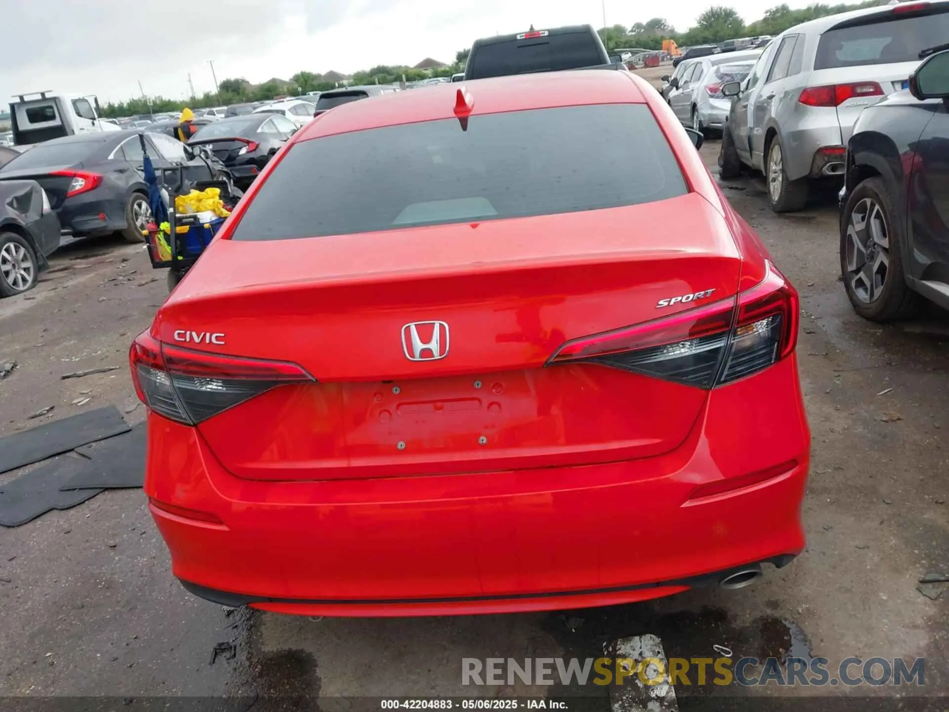 16 fotografías del automóvil dañado 2HGFE2F53NH610070 HONDA CIVIC 2022