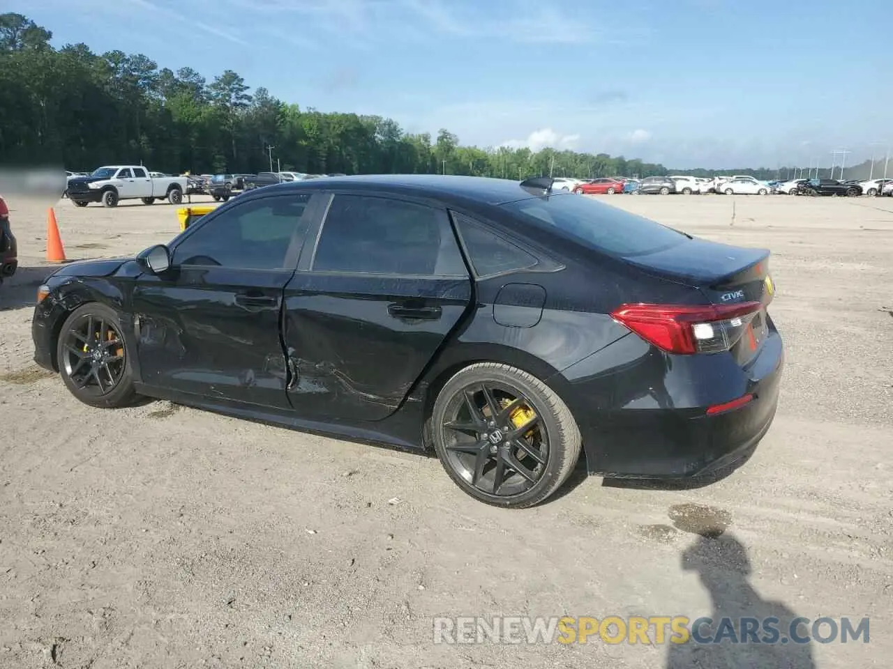 2 fotografías del automóvil dañado 2HGFE2F54NH513430 HONDA CIVIC 2022