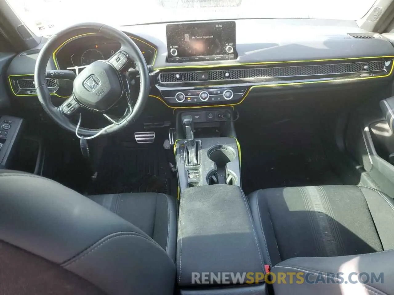 8 fotografías del automóvil dañado 2HGFE2F54NH513430 HONDA CIVIC 2022