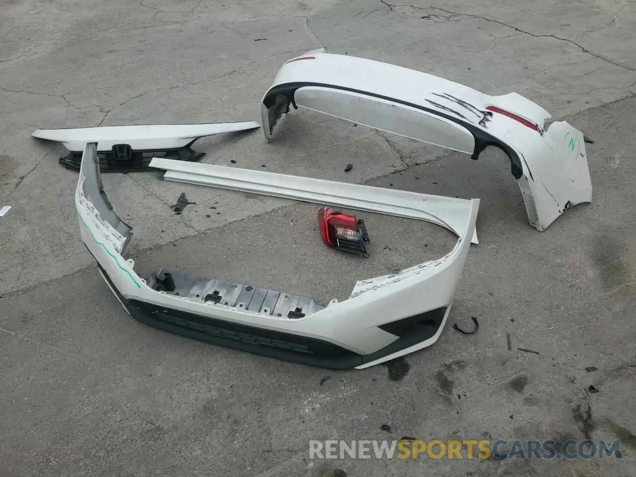 12 fotografías del automóvil dañado 2HGFE2F54NH546282 HONDA CIVIC 2022