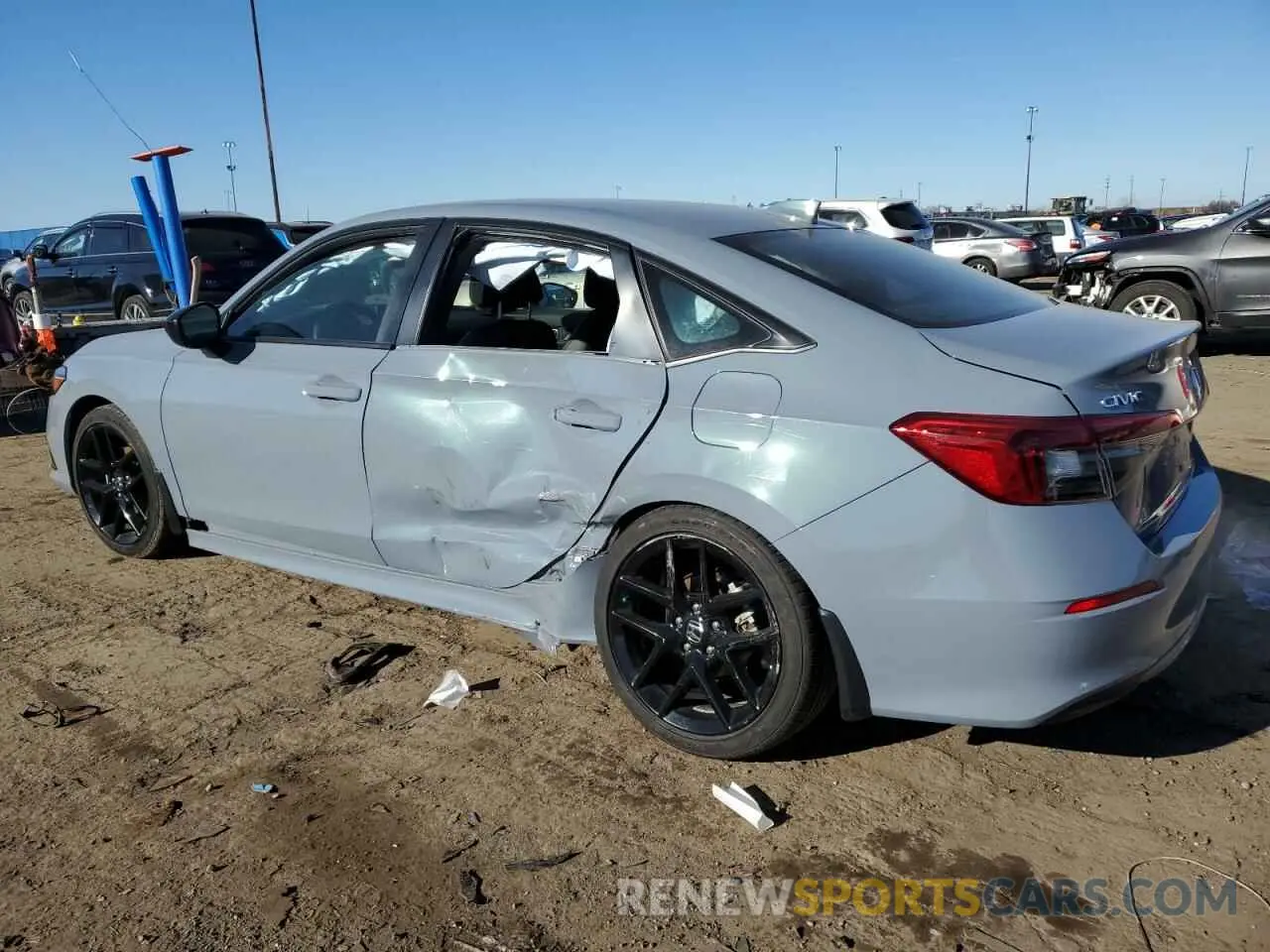 2 fotografías del automóvil dañado 2HGFE2F54NH561400 HONDA CIVIC 2022