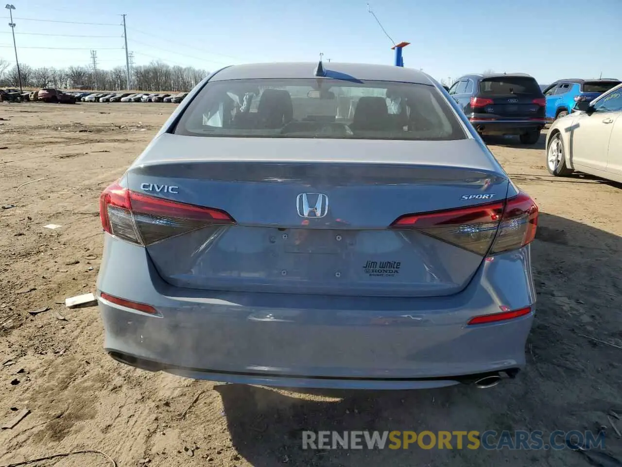 6 fotografías del automóvil dañado 2HGFE2F54NH561400 HONDA CIVIC 2022