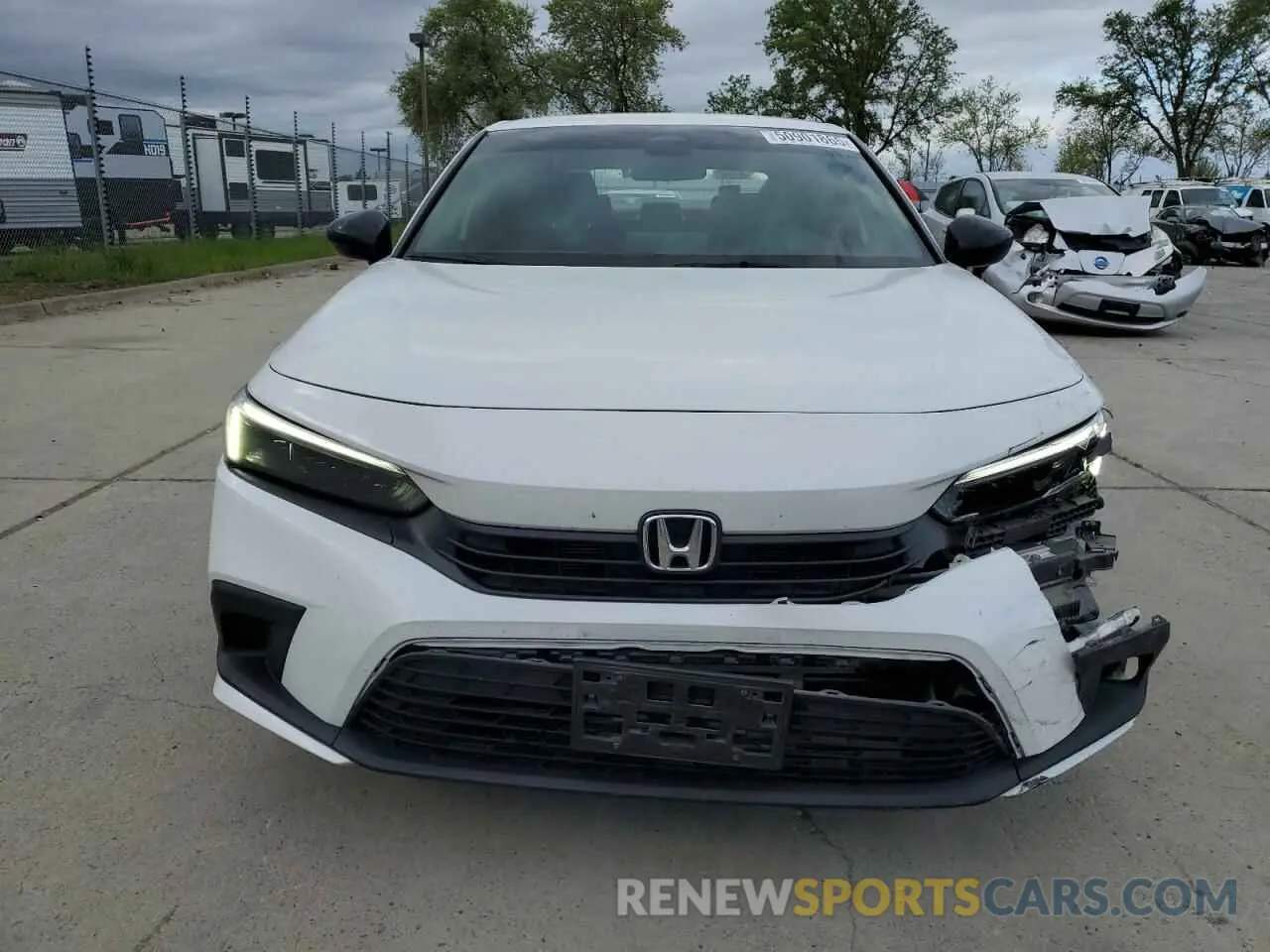 5 fotografías del automóvil dañado 2HGFE2F54NH585860 HONDA CIVIC 2022