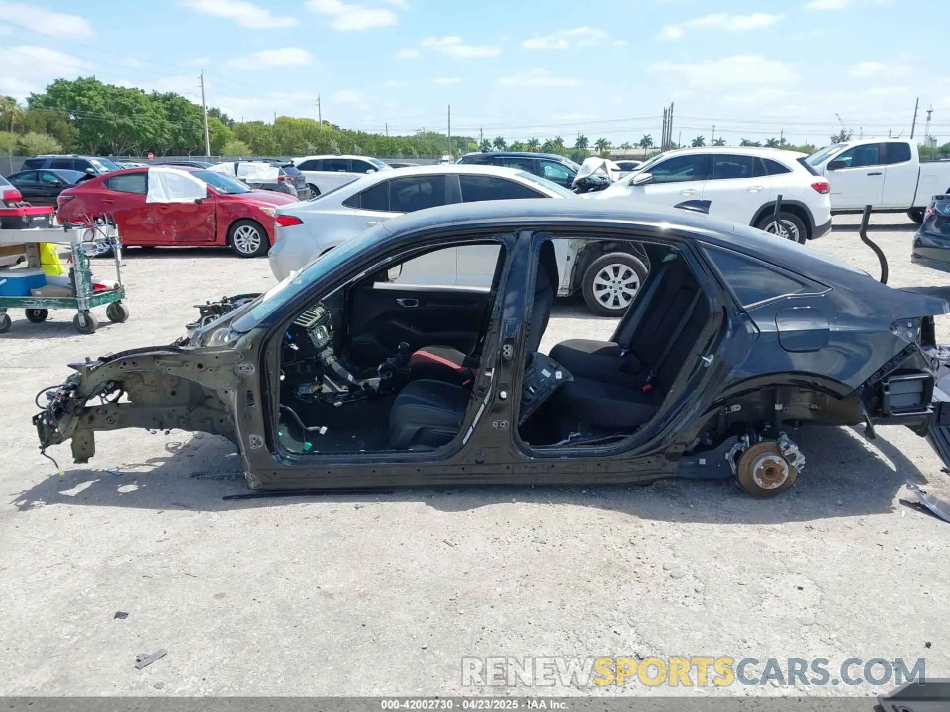 14 fotografías del automóvil dañado 2HGFE2F54NH591870 HONDA CIVIC 2022