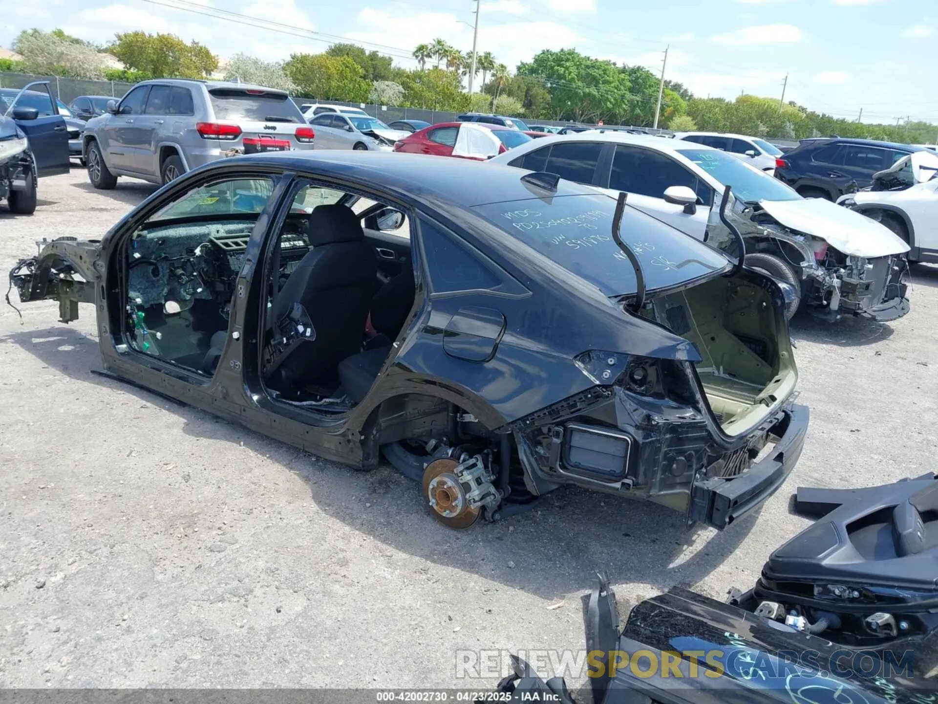 3 fotografías del automóvil dañado 2HGFE2F54NH591870 HONDA CIVIC 2022