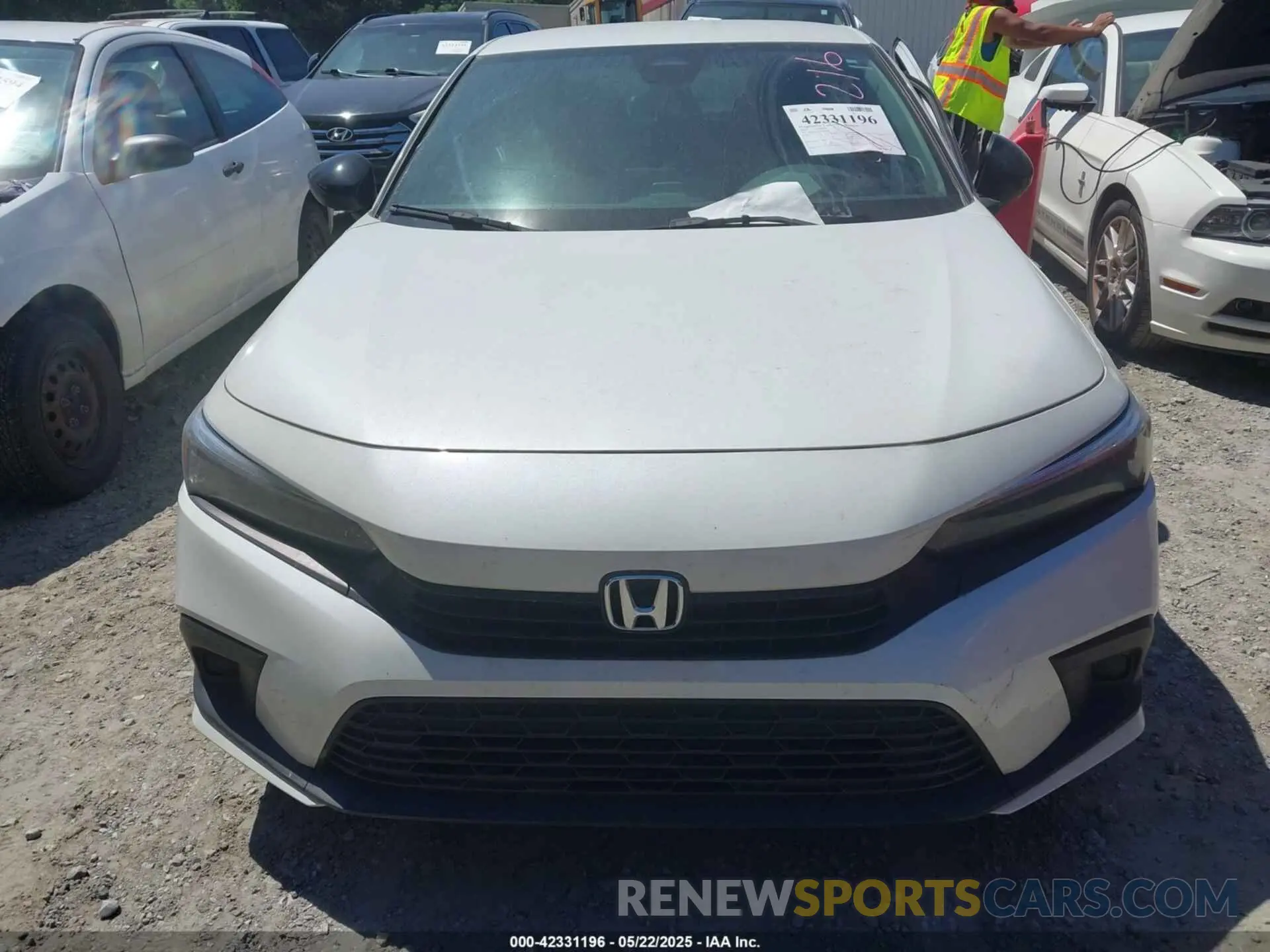 12 fotografías del automóvil dañado 2HGFE2F54NH598916 HONDA CIVIC 2022