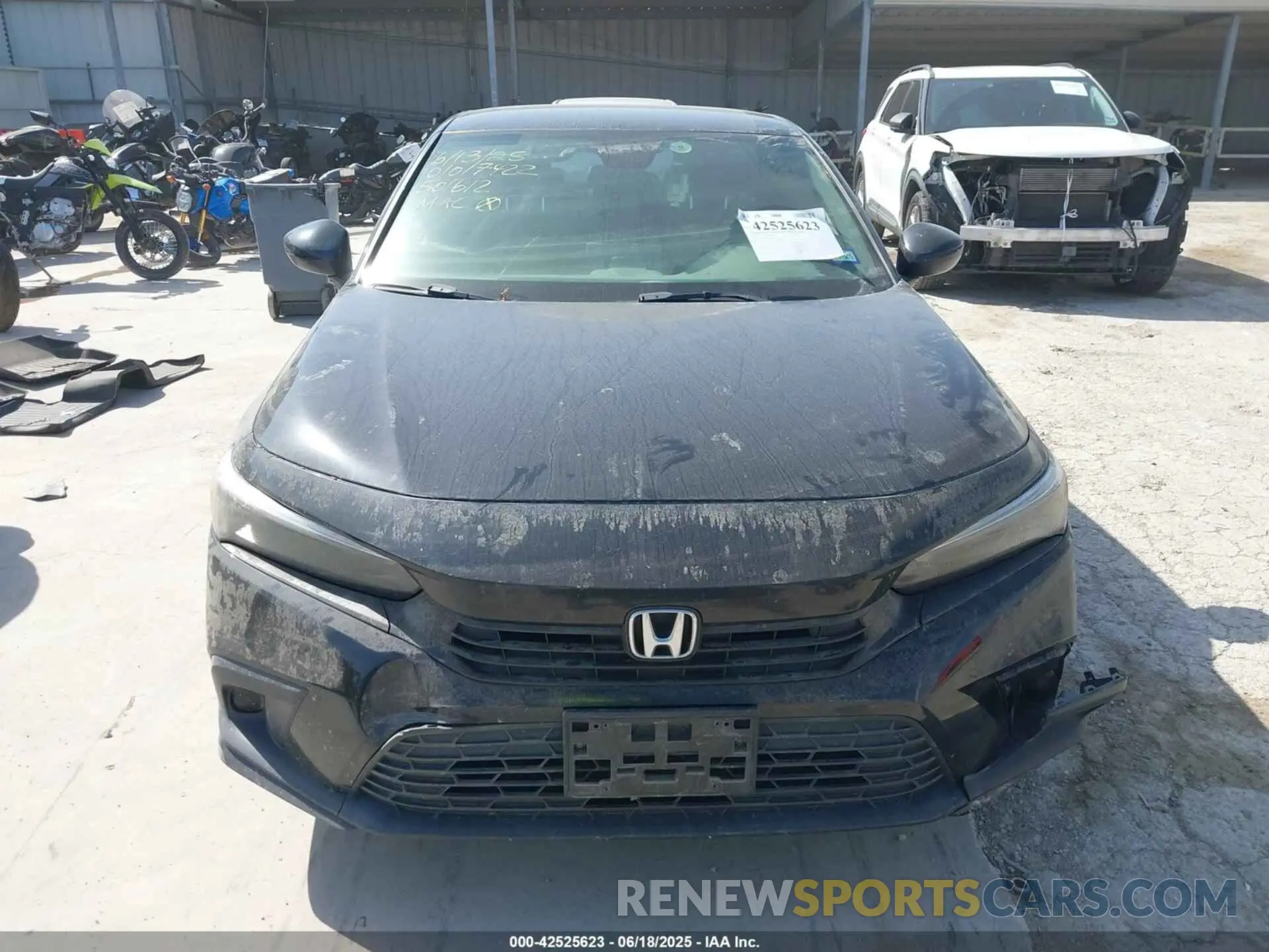 12 fotografías del automóvil dañado 2HGFE2F55NH501612 HONDA CIVIC 2022