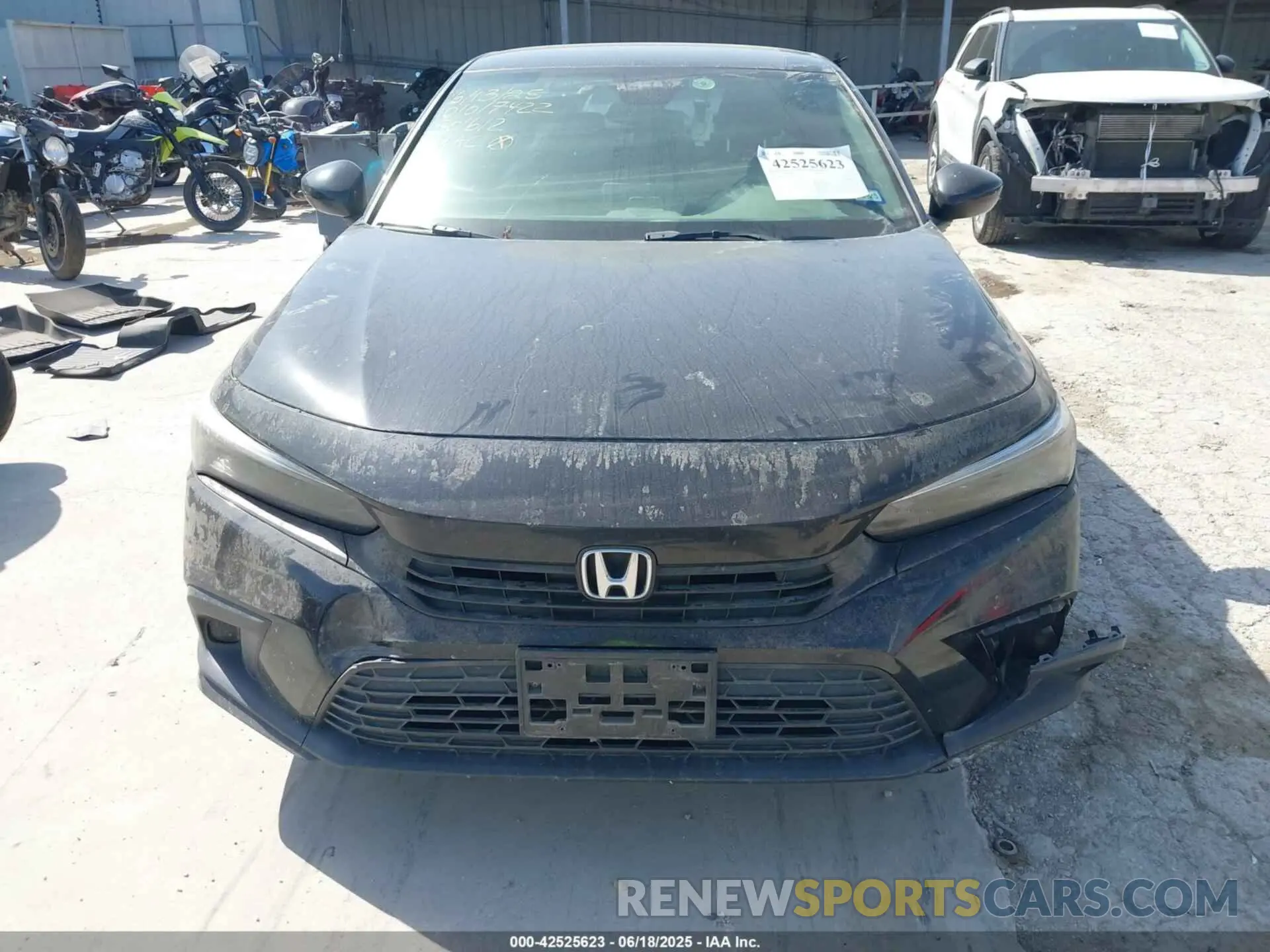 6 fotografías del automóvil dañado 2HGFE2F55NH501612 HONDA CIVIC 2022
