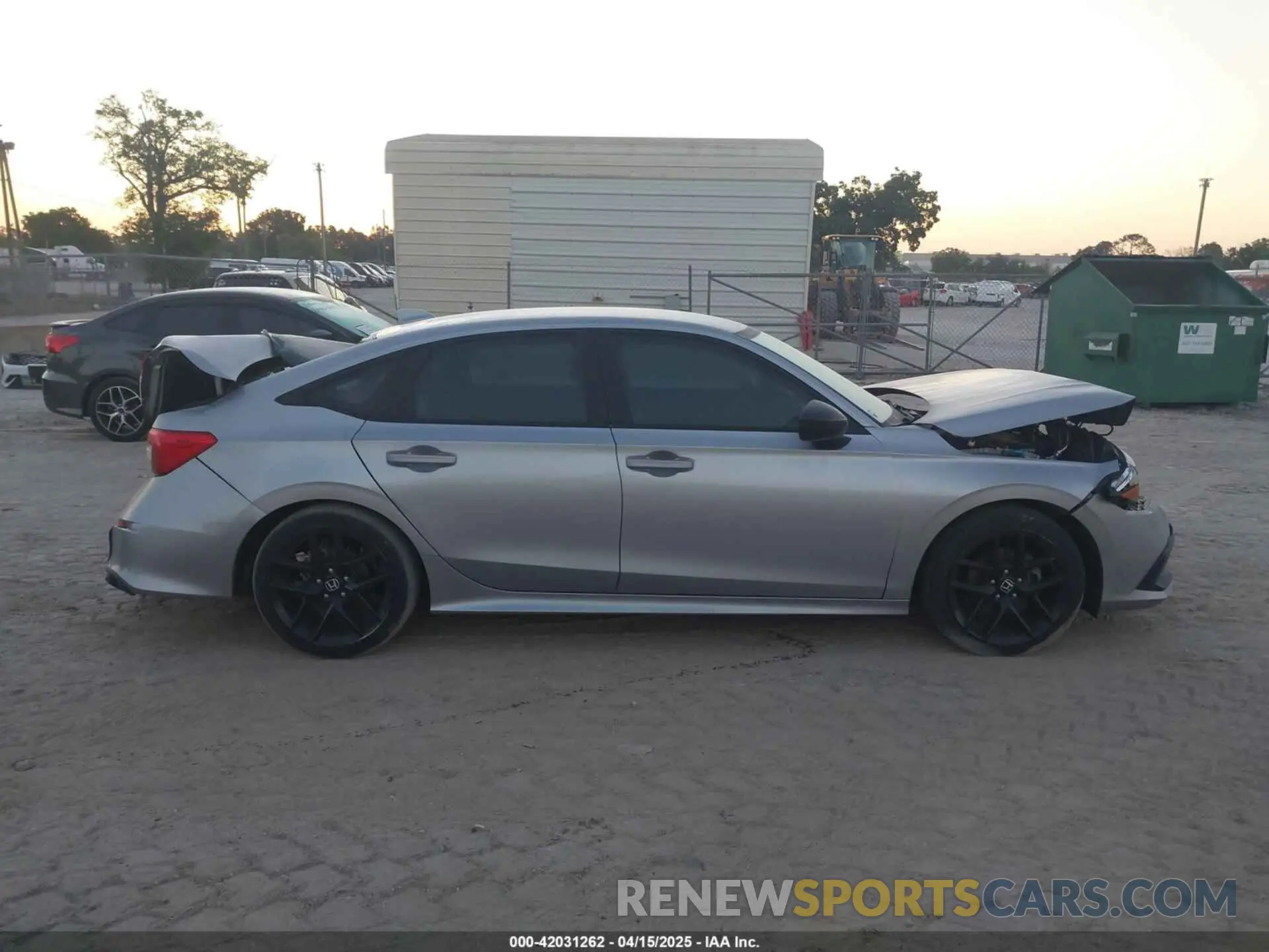 13 fotografías del automóvil dañado 2HGFE2F55NH515882 HONDA CIVIC 2022