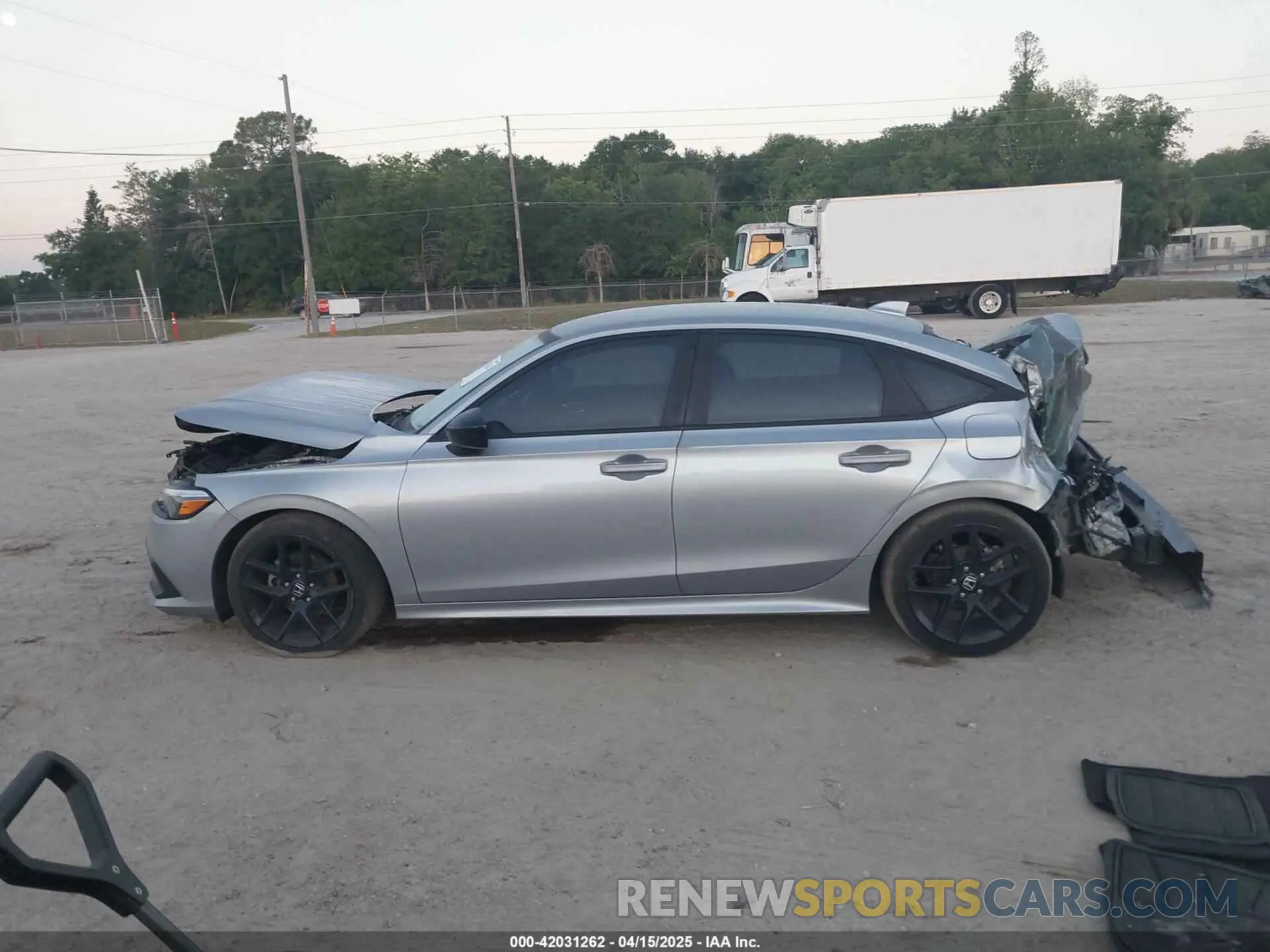 14 fotografías del automóvil dañado 2HGFE2F55NH515882 HONDA CIVIC 2022