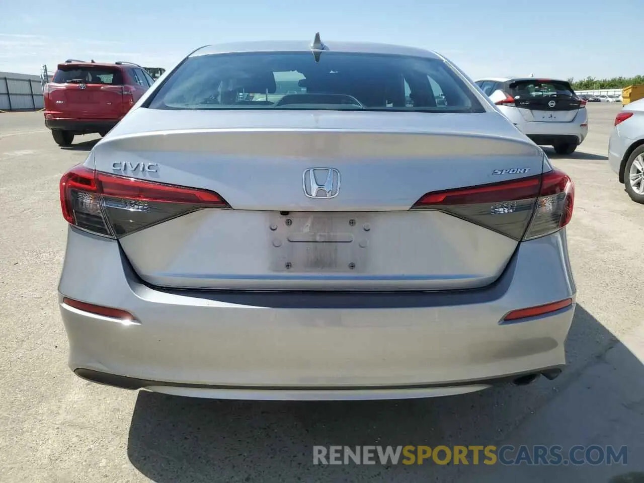6 fotografías del automóvil dañado 2HGFE2F55NH531919 HONDA CIVIC 2022