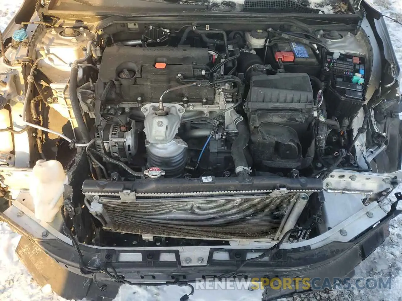 12 fotografías del automóvil dañado 2HGFE2F55NH549417 HONDA CIVIC 2022