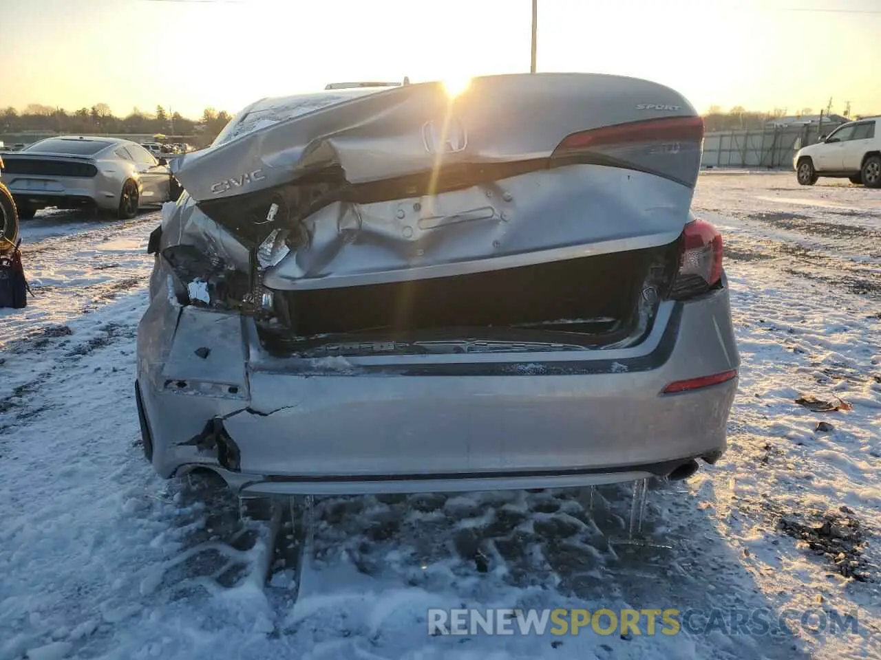 6 fotografías del automóvil dañado 2HGFE2F55NH549417 HONDA CIVIC 2022