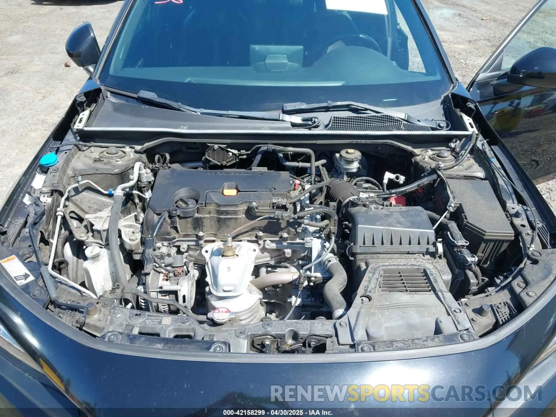 10 fotografías del automóvil dañado 2HGFE2F55NH549692 HONDA CIVIC 2022