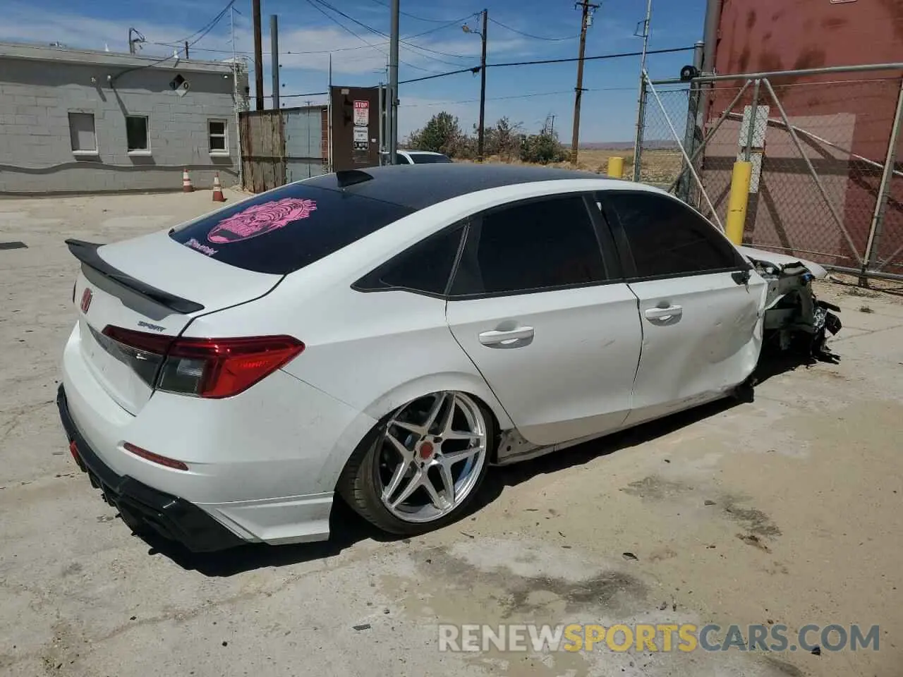 3 fotografías del automóvil dañado 2HGFE2F55NH552415 HONDA CIVIC 2022