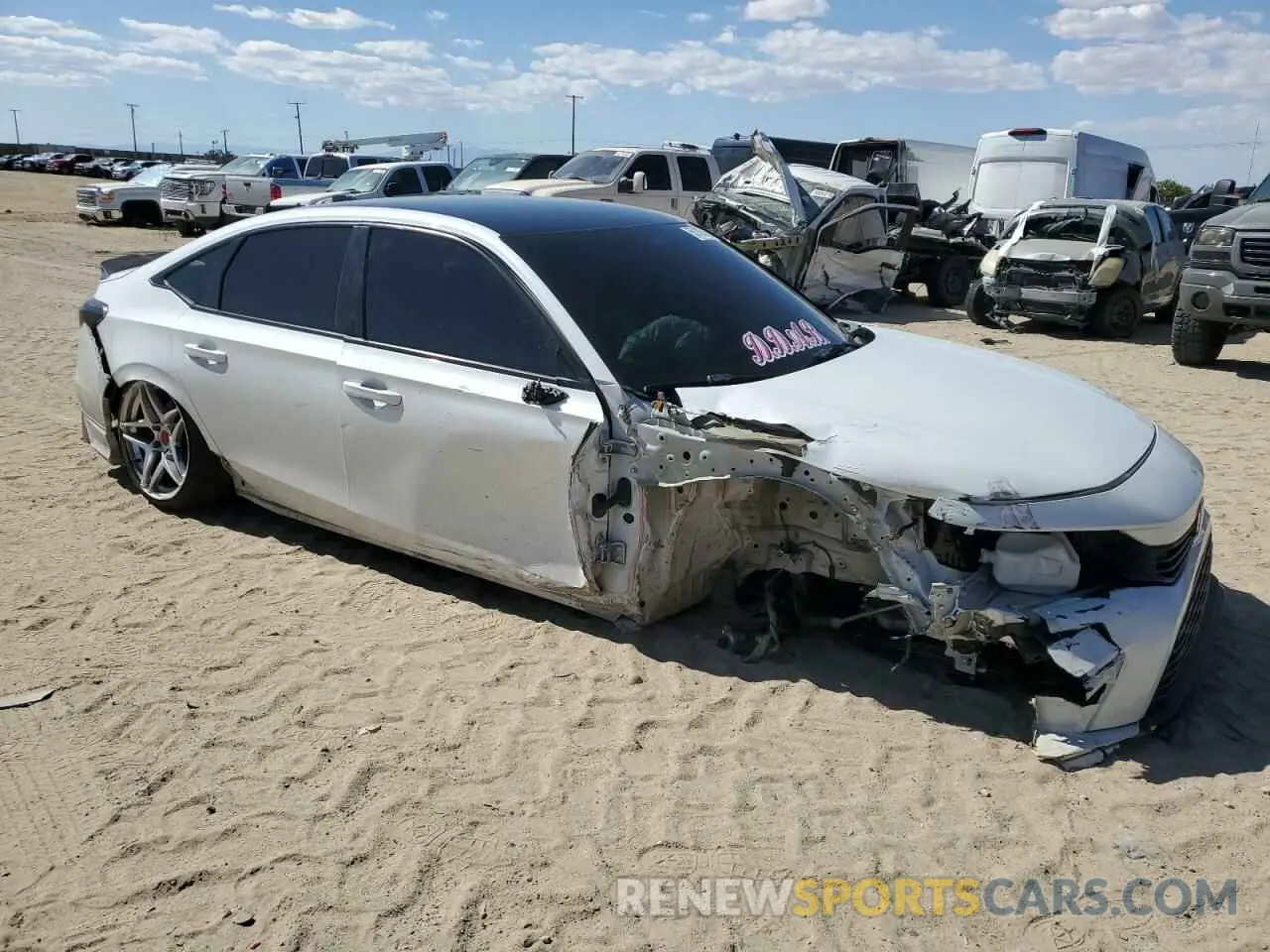 4 fotografías del automóvil dañado 2HGFE2F55NH552415 HONDA CIVIC 2022