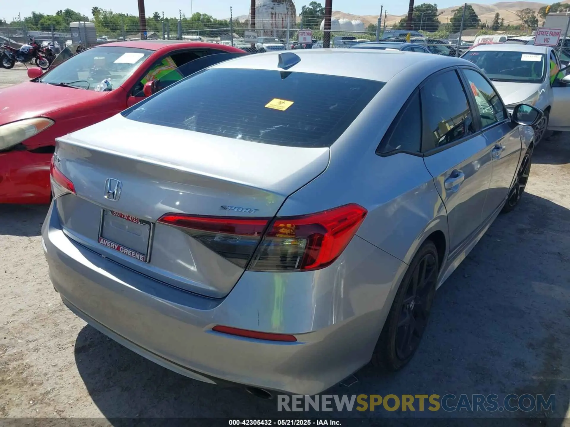 4 fotografías del automóvil dañado 2HGFE2F55NH557825 HONDA CIVIC 2022