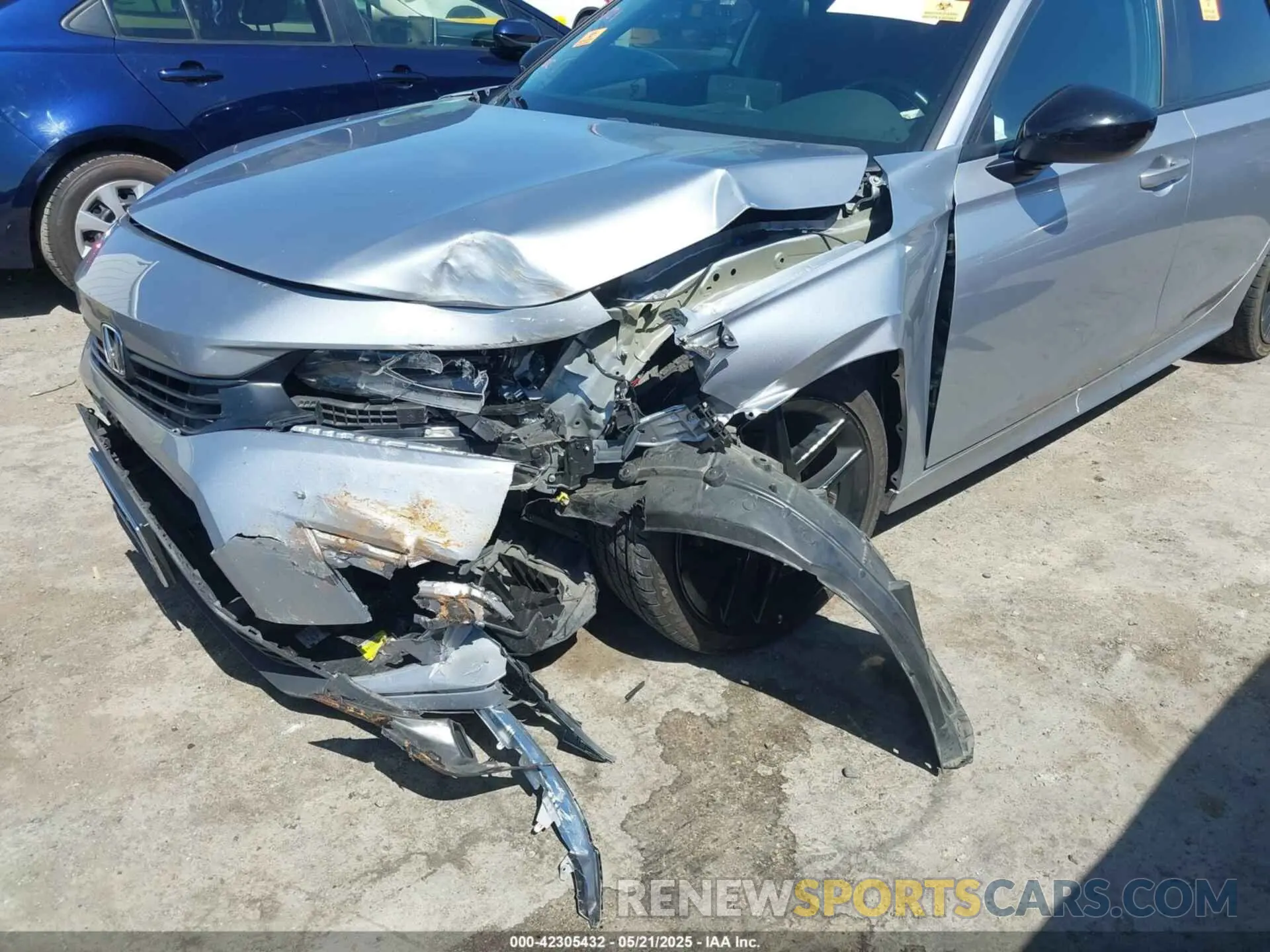 6 fotografías del automóvil dañado 2HGFE2F55NH557825 HONDA CIVIC 2022