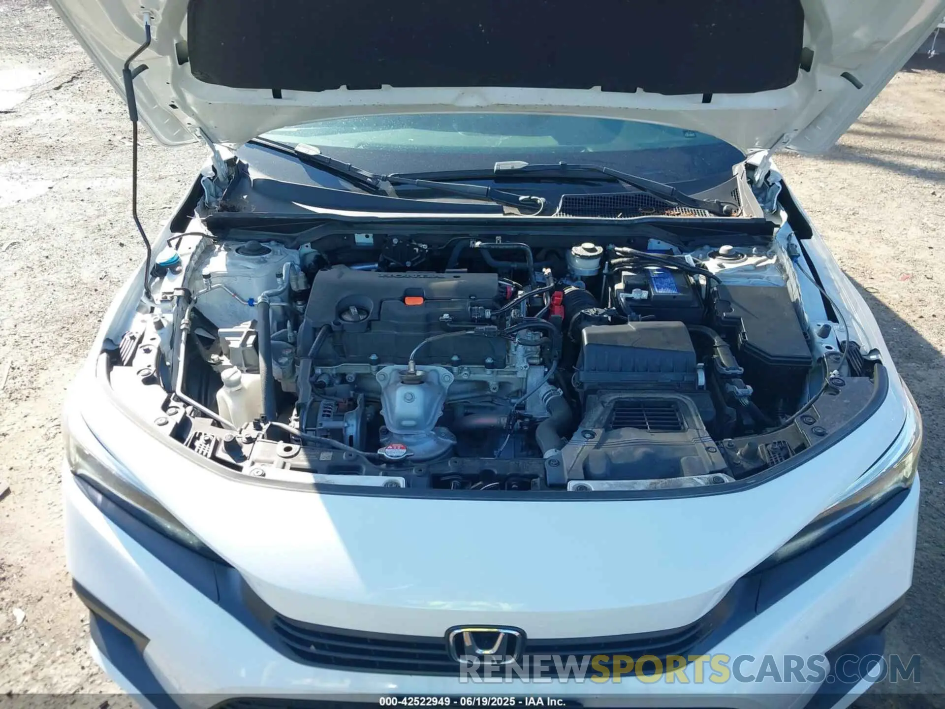 10 fotografías del automóvil dañado 2HGFE2F55NH586127 HONDA CIVIC 2022