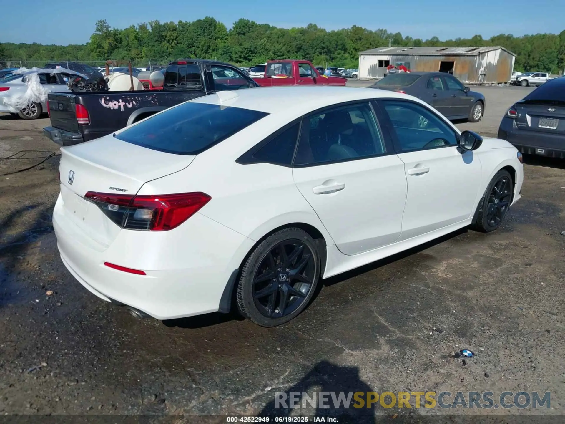 4 fotografías del automóvil dañado 2HGFE2F55NH586127 HONDA CIVIC 2022