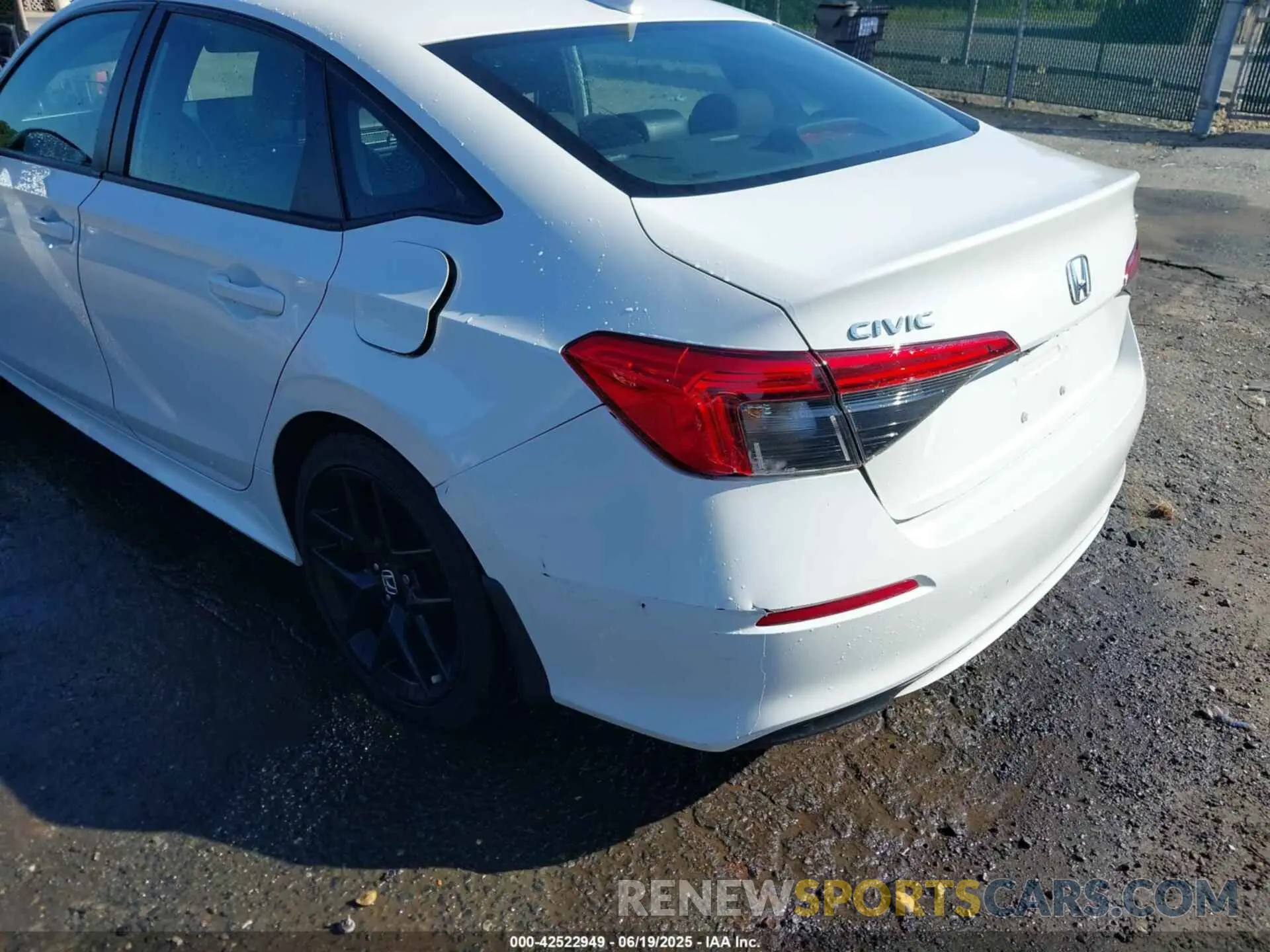 6 fotografías del automóvil dañado 2HGFE2F55NH586127 HONDA CIVIC 2022