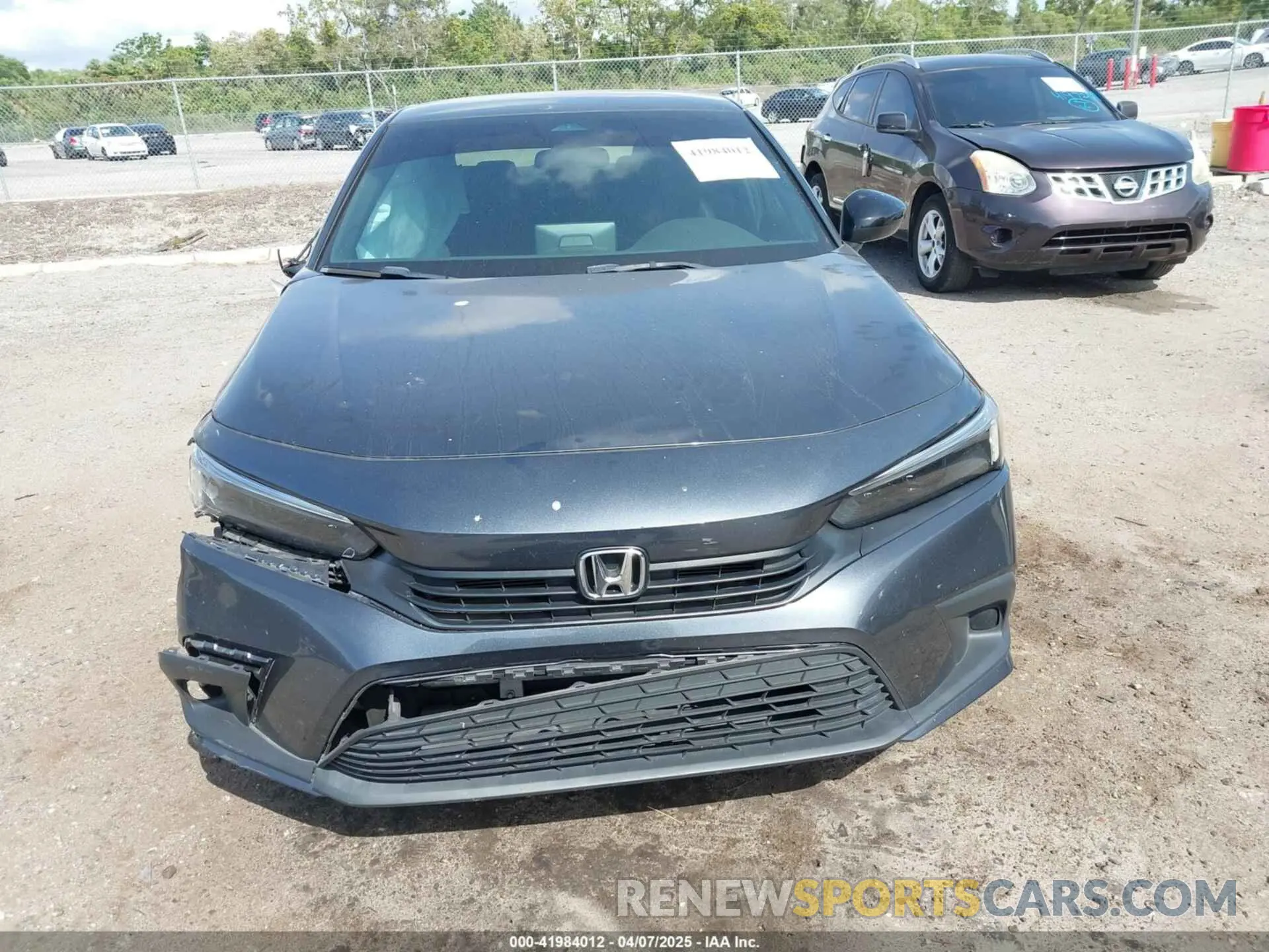 12 fotografías del automóvil dañado 2HGFE2F55NH603900 HONDA CIVIC 2022