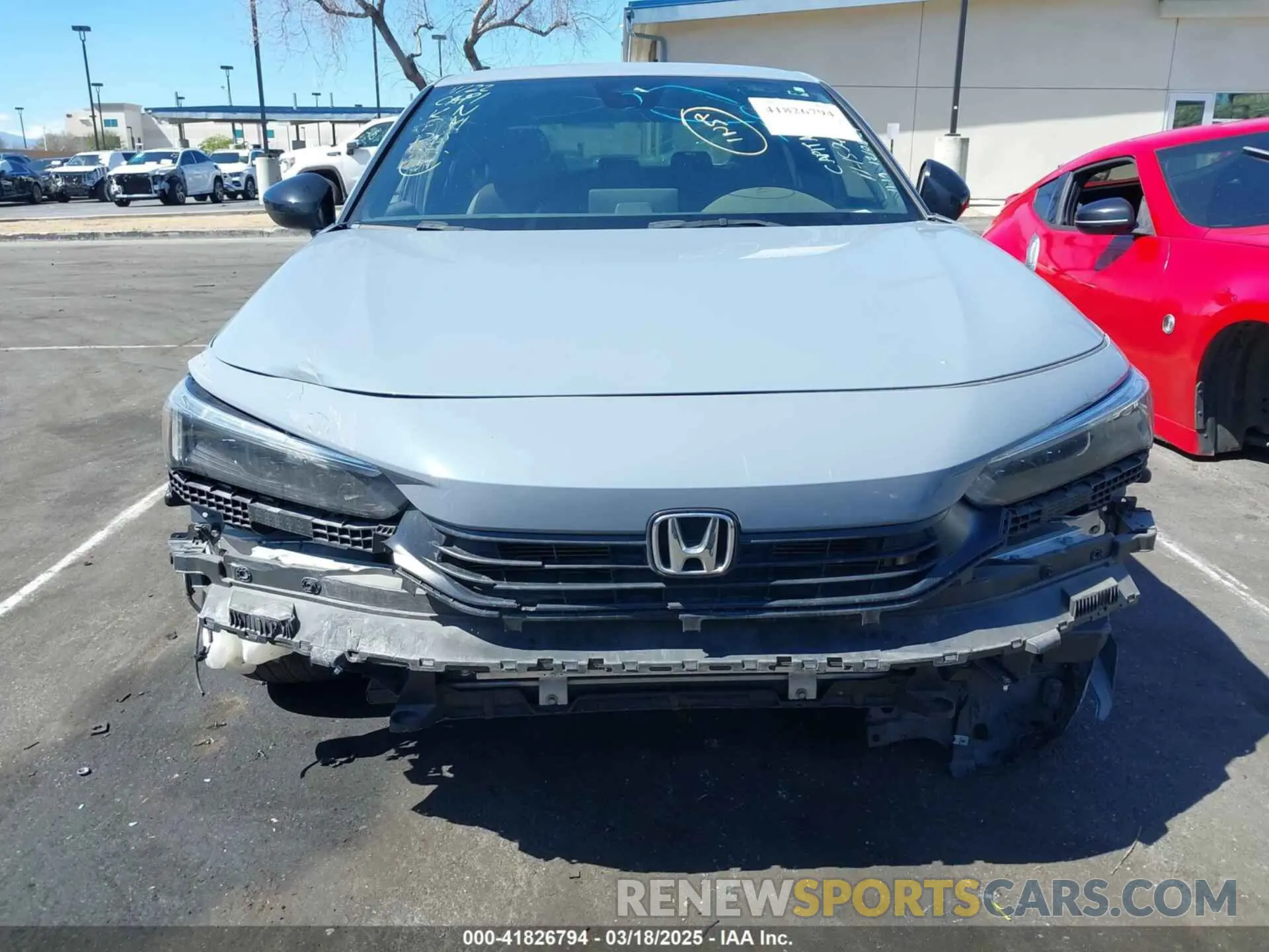 13 fotografías del automóvil dañado 2HGFE2F55NH604383 HONDA CIVIC 2022
