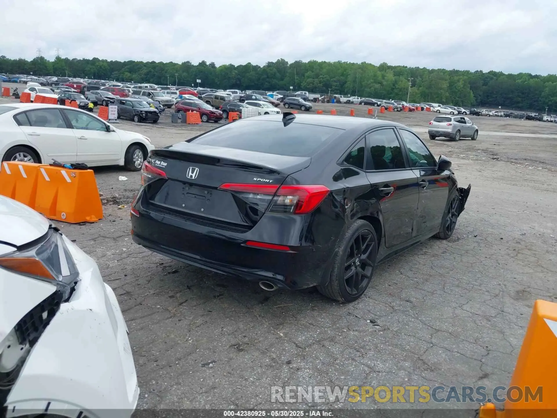 4 fotografías del automóvil dañado 2HGFE2F56NH524624 HONDA CIVIC 2022