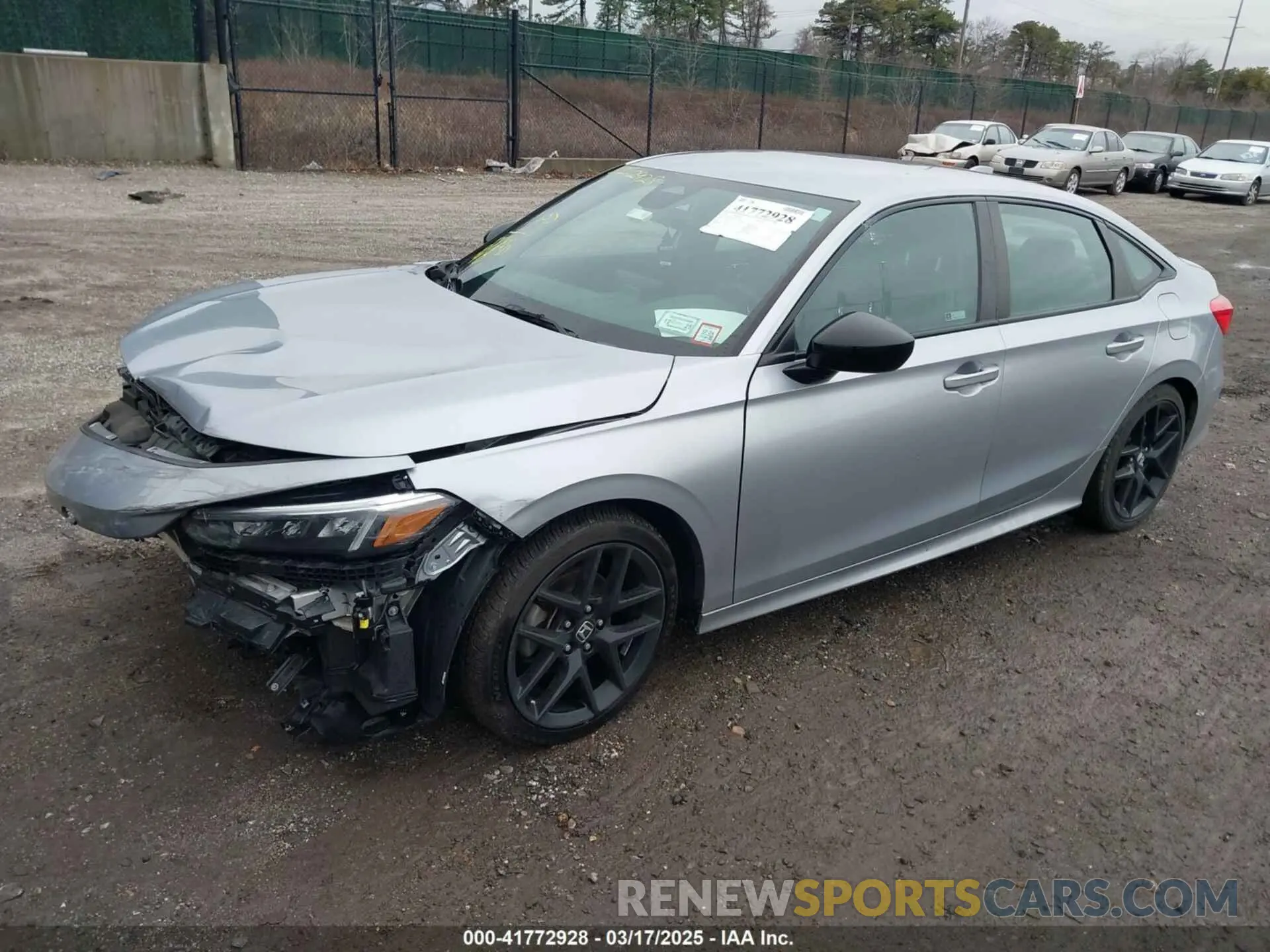 2 fotografías del automóvil dañado 2HGFE2F56NH537728 HONDA CIVIC 2022