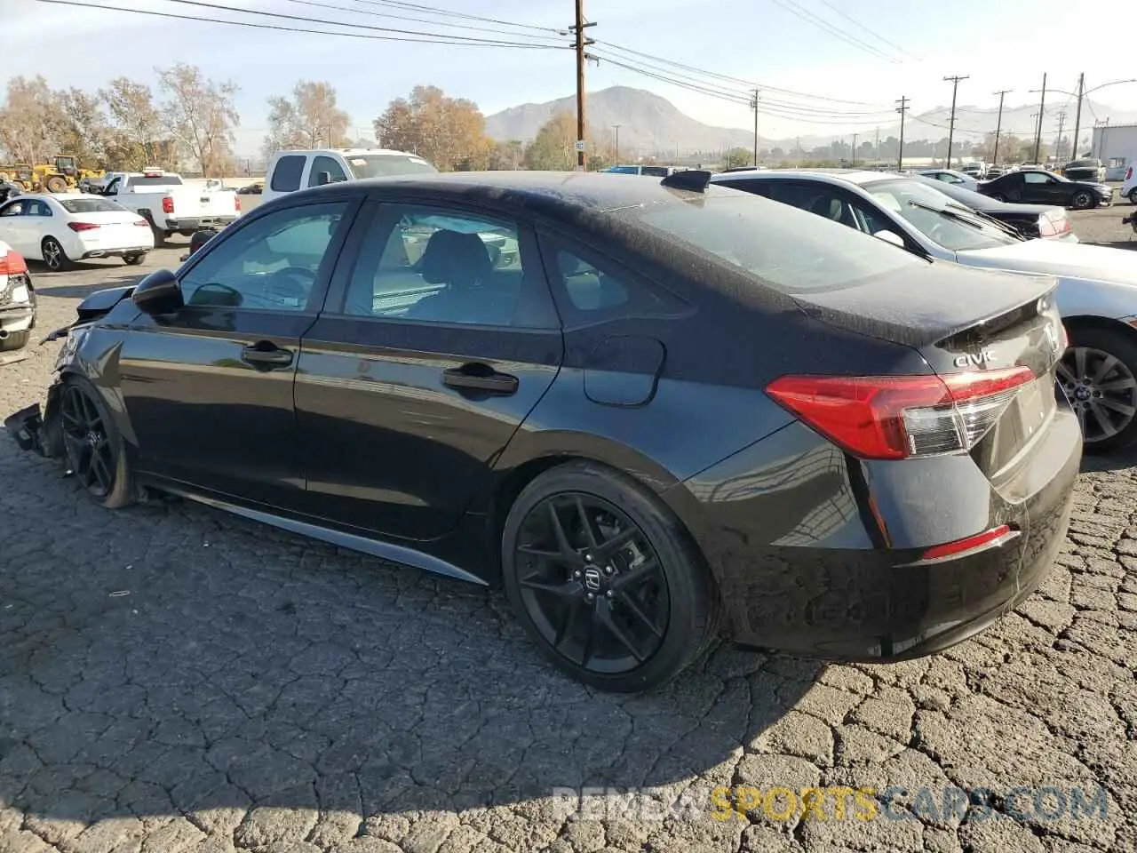 2 fotografías del automóvil dañado 2HGFE2F56NH551337 HONDA CIVIC 2022