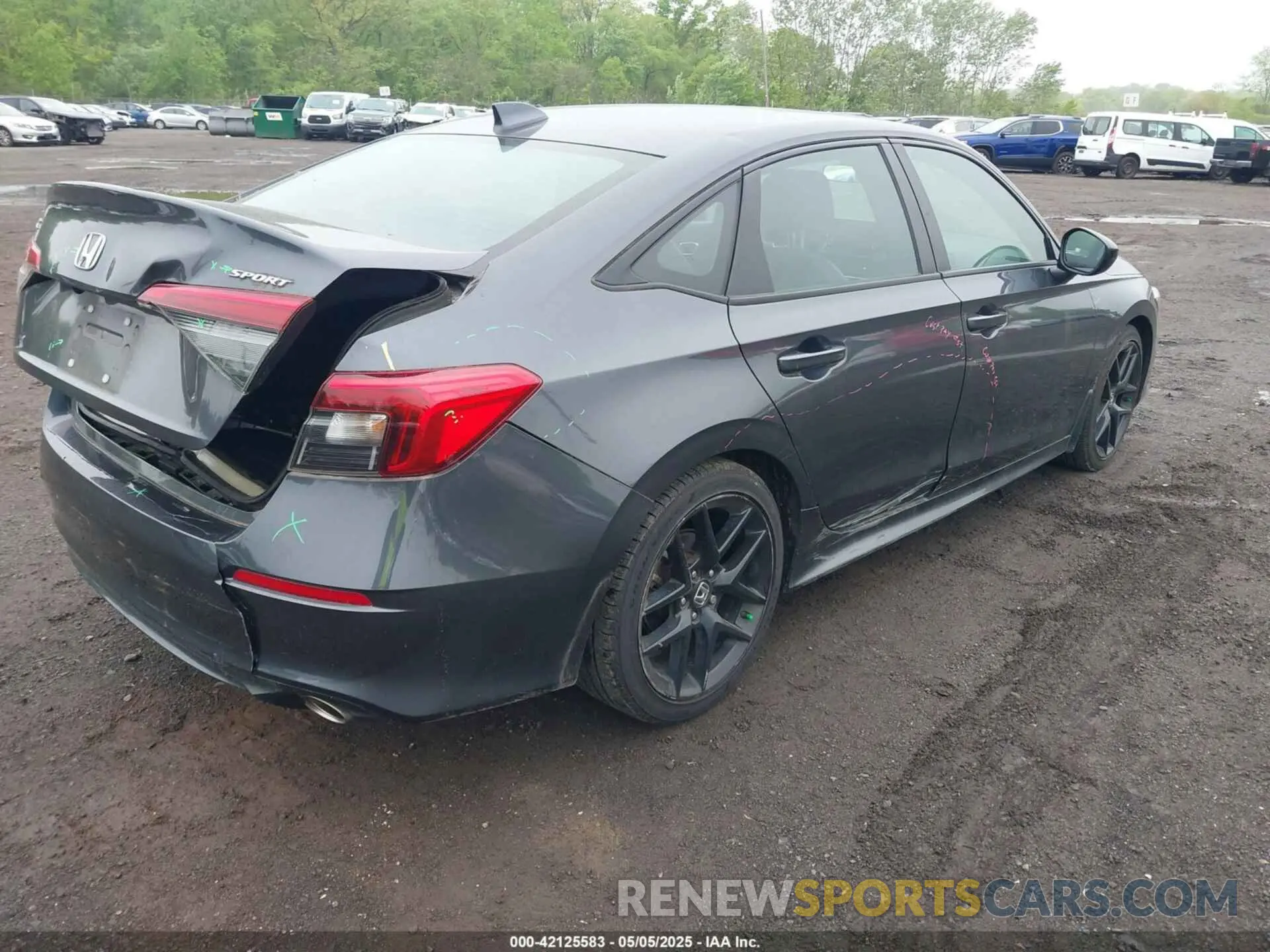 6 fotografías del automóvil dañado 2HGFE2F56NH570924 HONDA CIVIC 2022