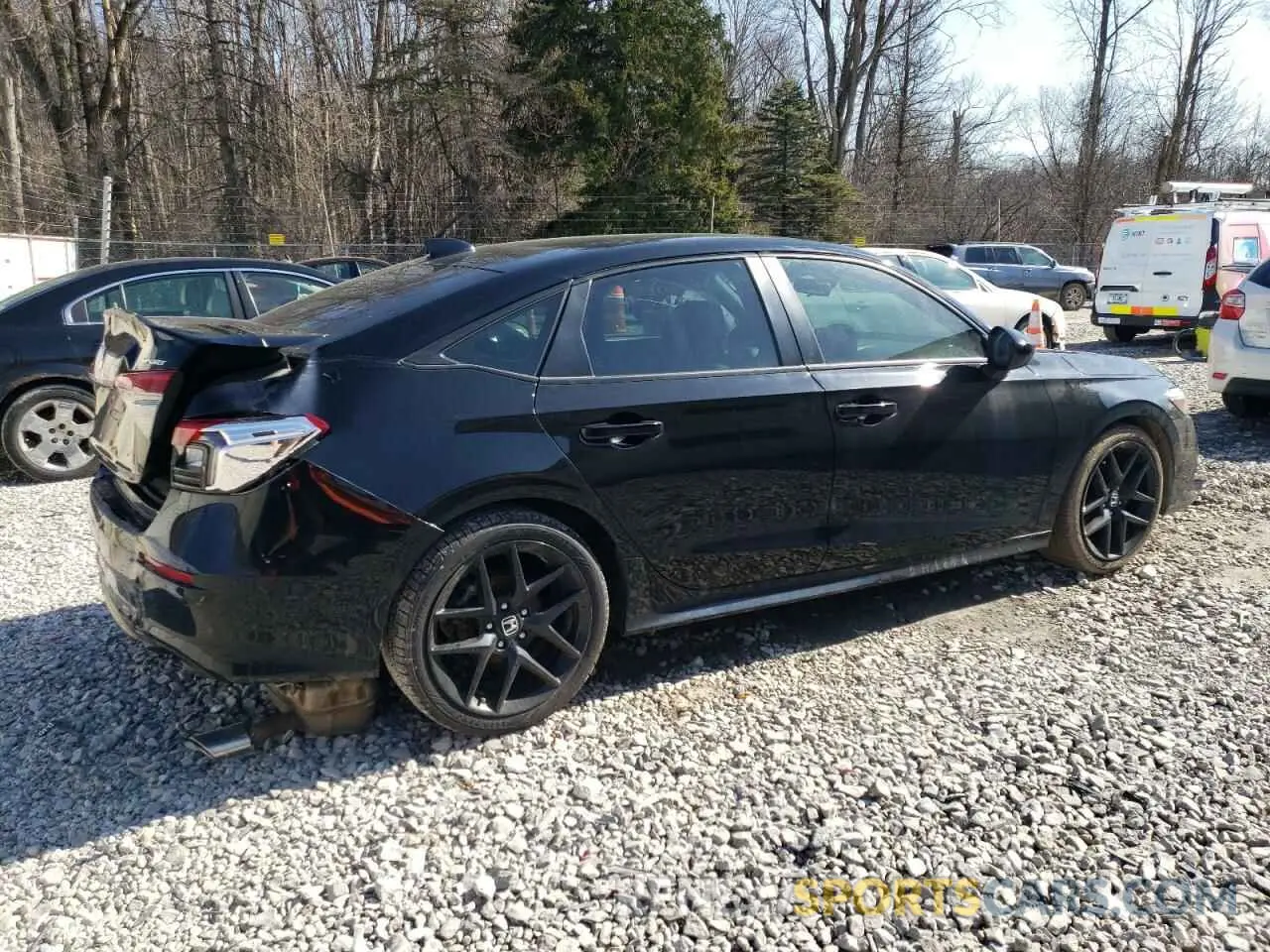 3 fotografías del automóvil dañado 2HGFE2F56NH573595 HONDA CIVIC 2022