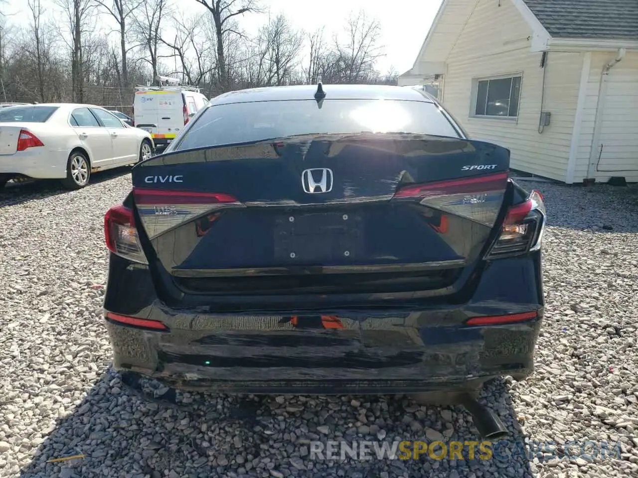 6 fotografías del automóvil dañado 2HGFE2F56NH573595 HONDA CIVIC 2022