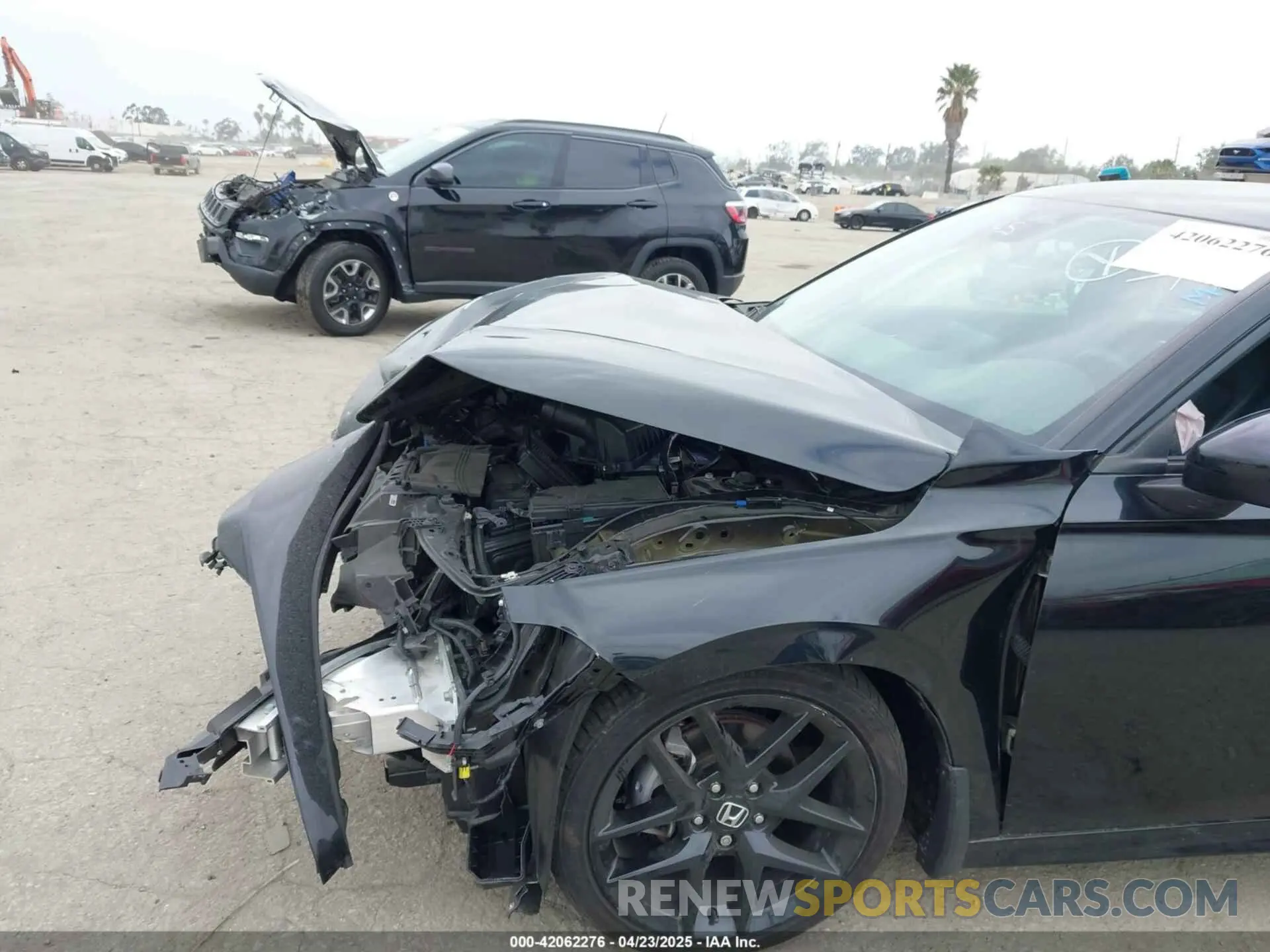 6 fotografías del automóvil dañado 2HGFE2F56NH577291 HONDA CIVIC 2022