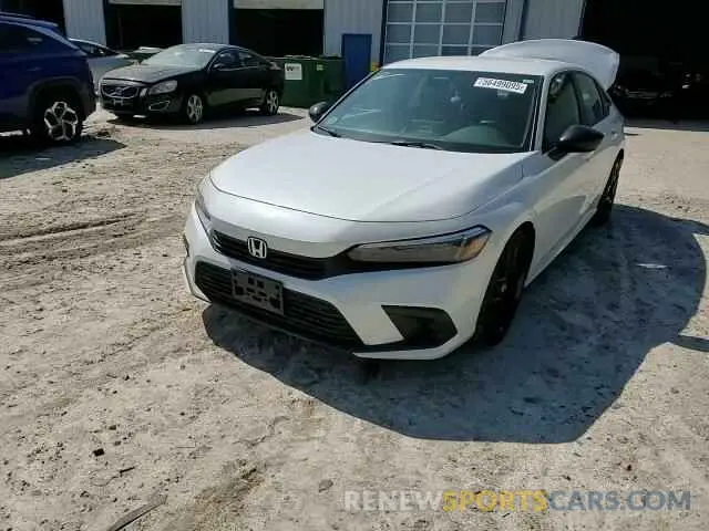 13 fotografías del automóvil dañado 2HGFE2F56NH603596 HONDA CIVIC 2022