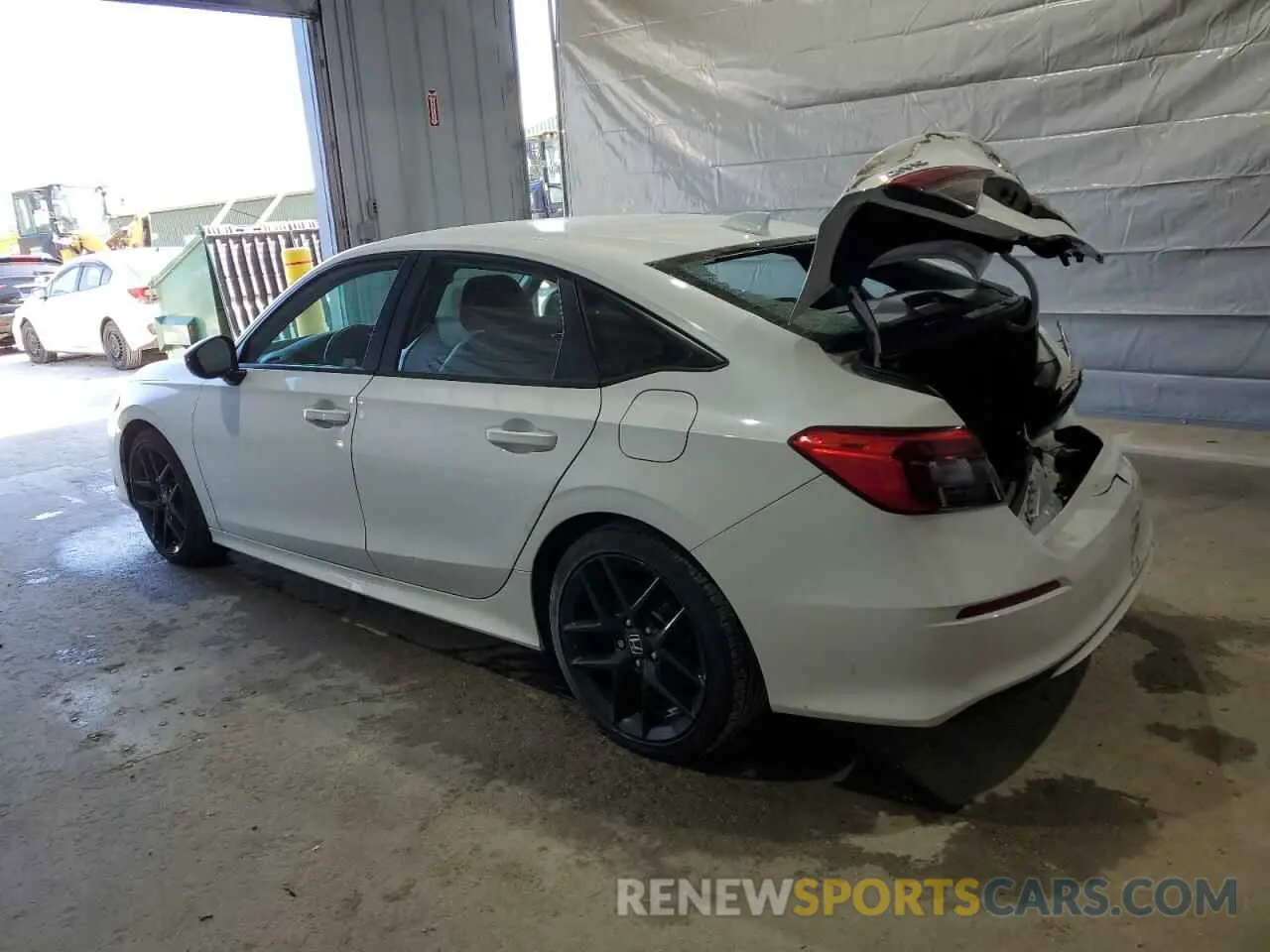 2 fotografías del automóvil dañado 2HGFE2F56NH603596 HONDA CIVIC 2022