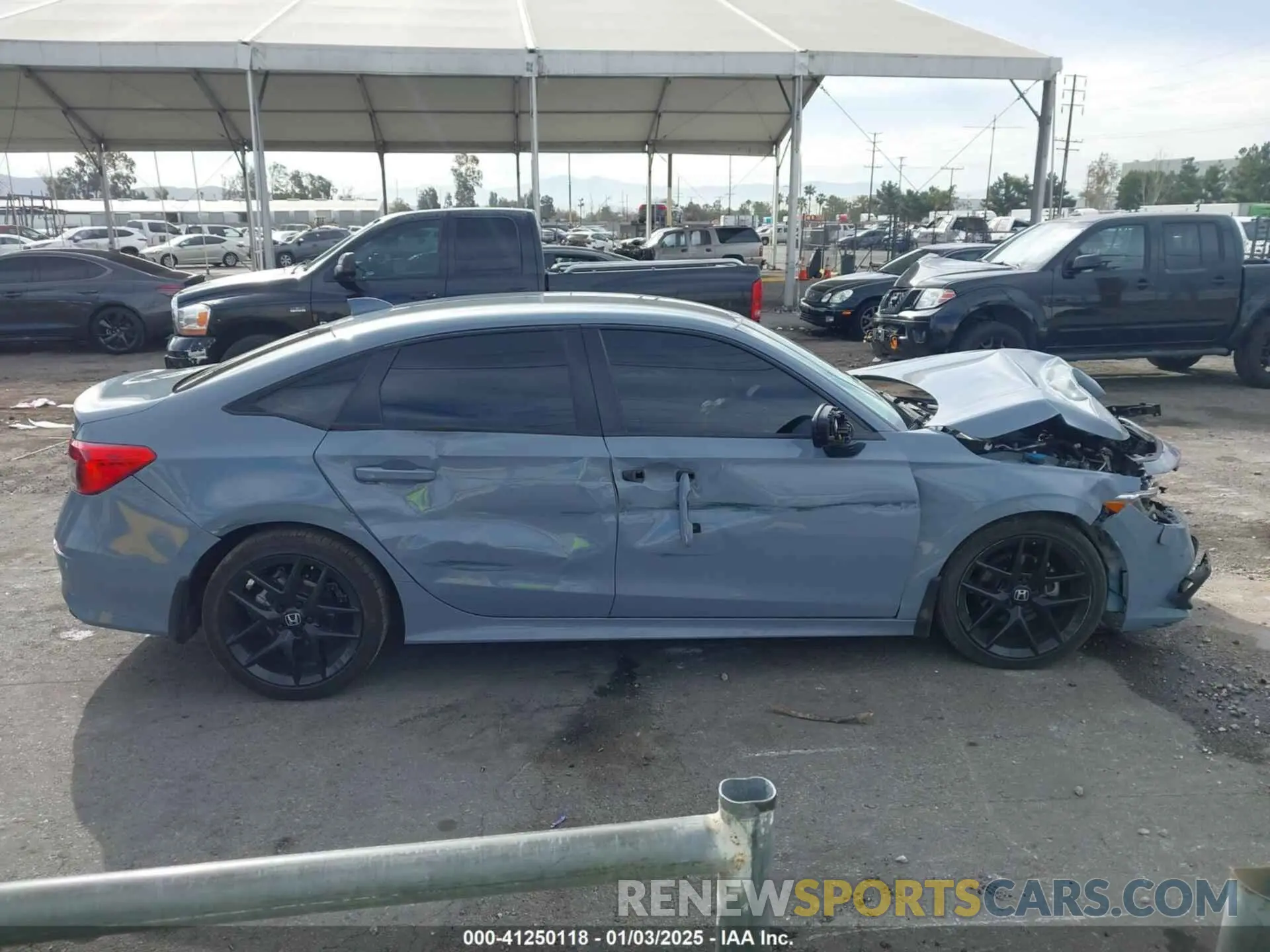 13 fotografías del automóvil dañado 2HGFE2F56NH604442 HONDA CIVIC 2022