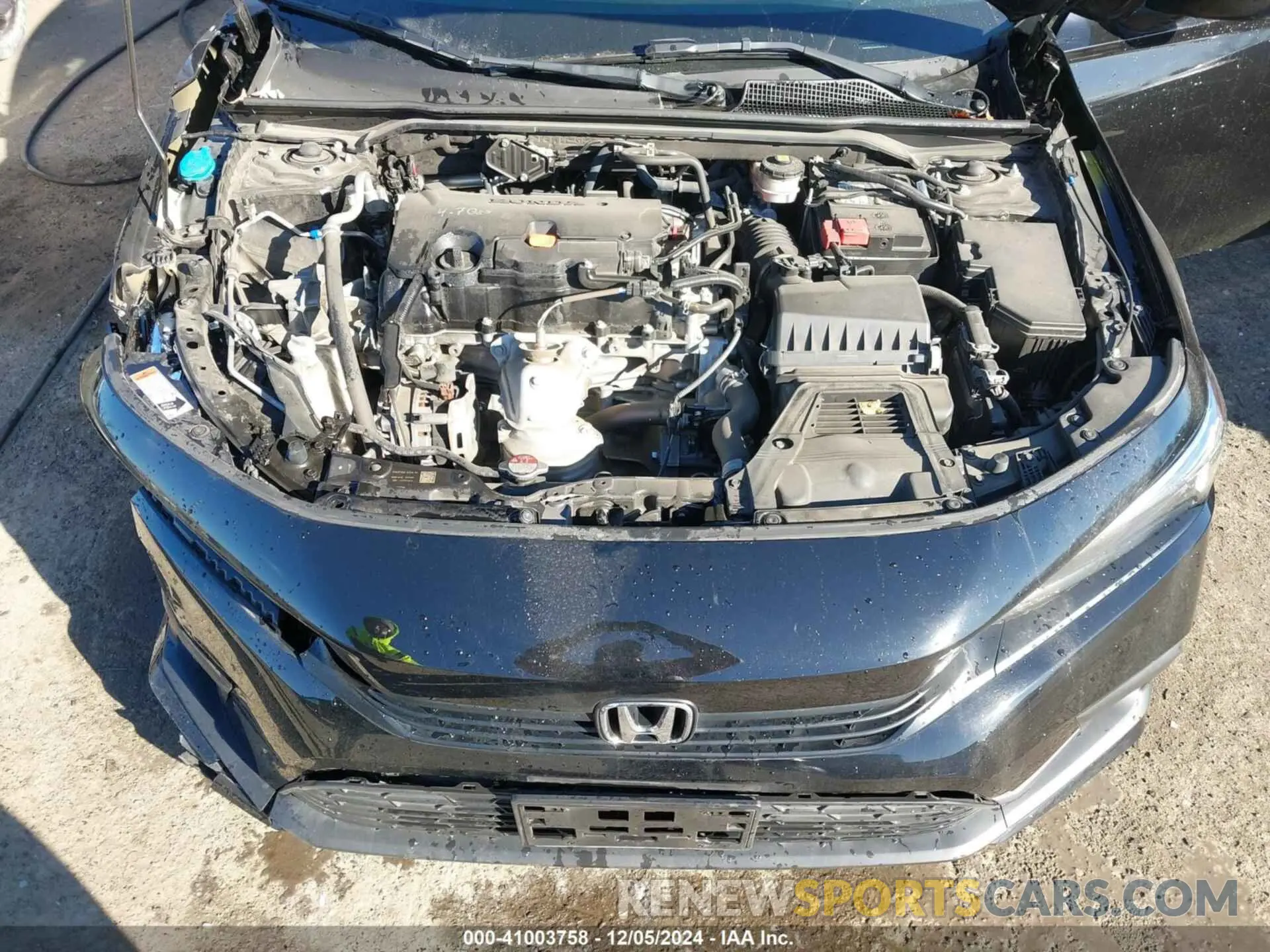 10 fotografías del automóvil dañado 2HGFE2F57NH567045 HONDA CIVIC 2022