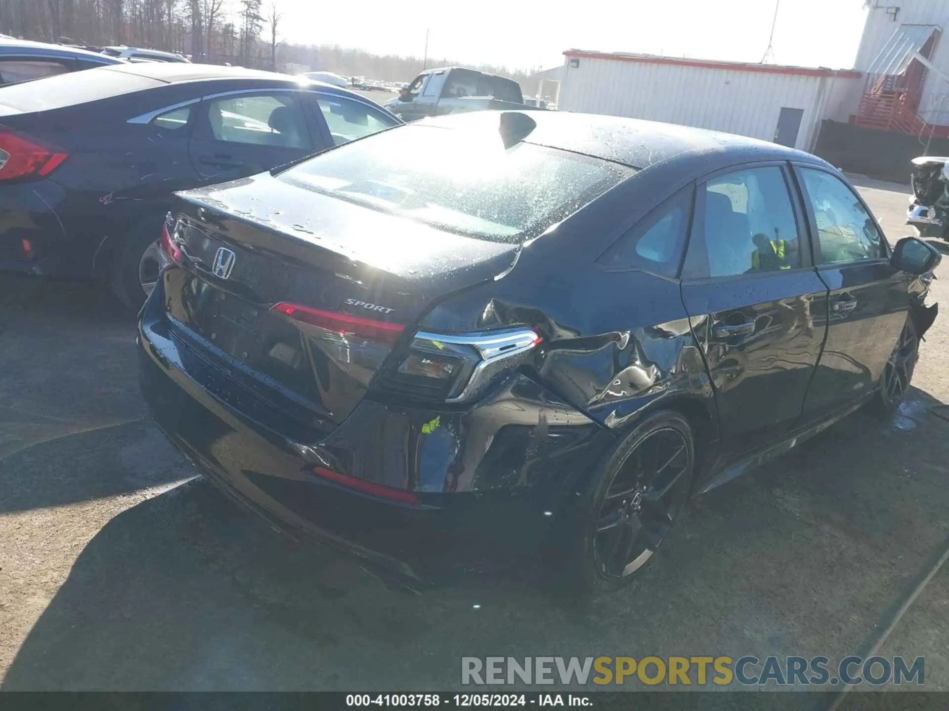 4 fotografías del automóvil dañado 2HGFE2F57NH567045 HONDA CIVIC 2022