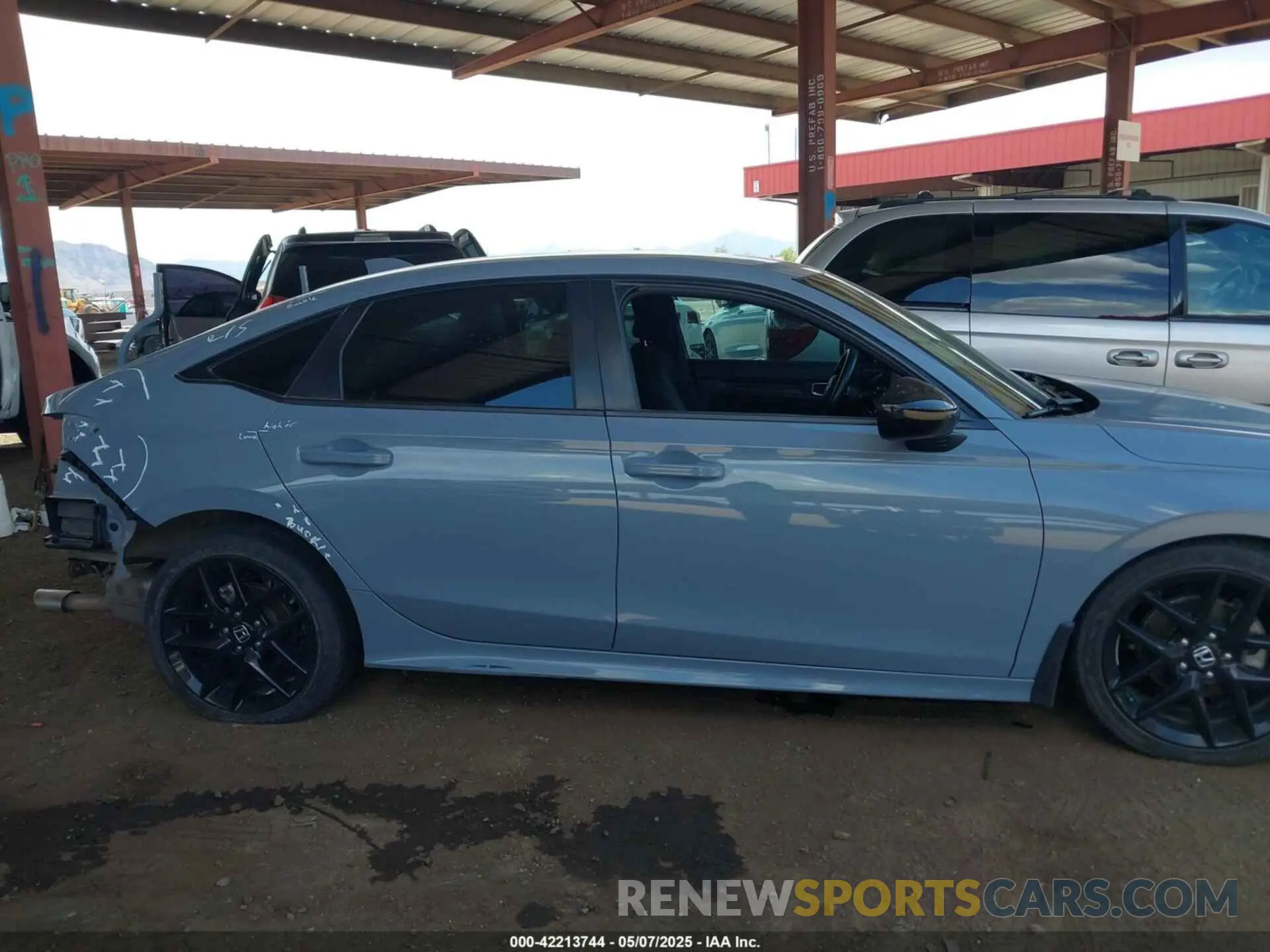 14 fotografías del automóvil dañado 2HGFE2F57NH576666 HONDA CIVIC 2022