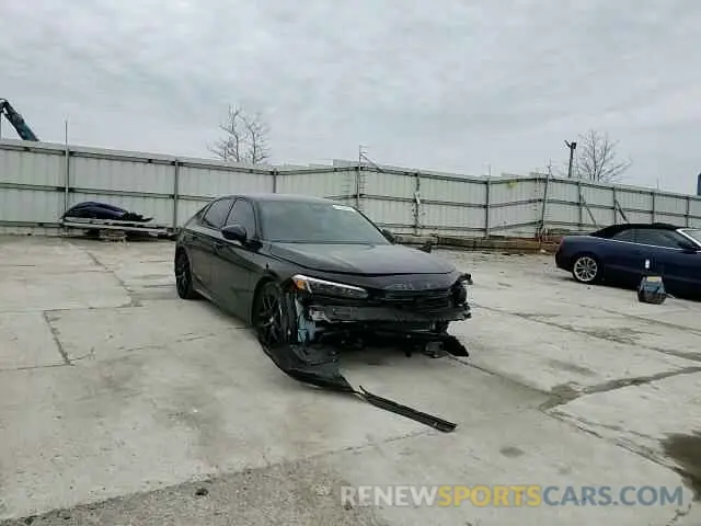 10 fotografías del automóvil dañado 2HGFE2F57NH581978 HONDA CIVIC 2022